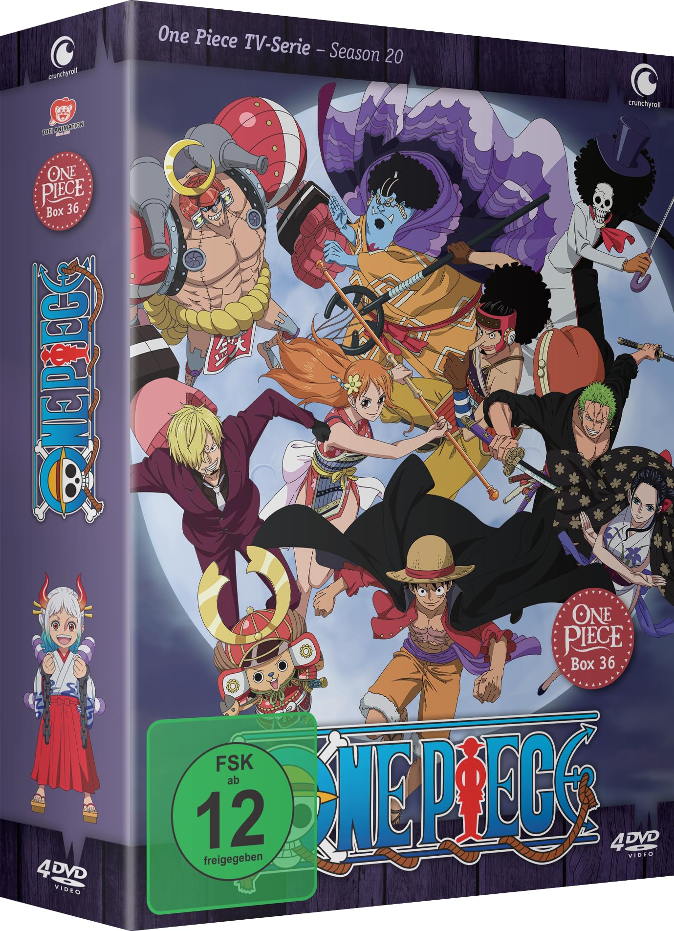 Crunchyroll DVD-Boxset One Piece – TV-Serie – Box 36 (Episoden 1.026 - 1.050) [DVDs]