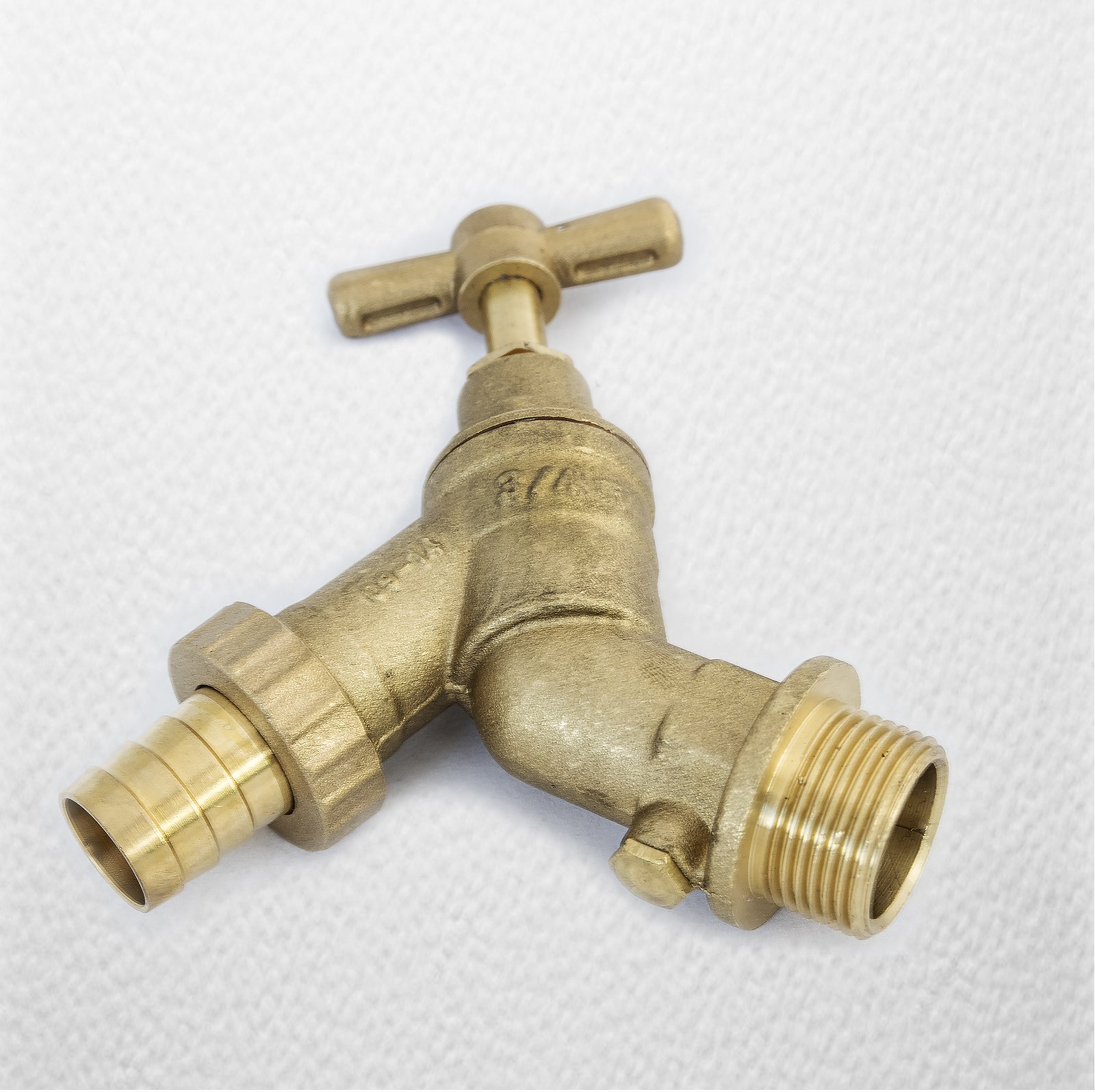 Hose Union Bib Tap with Double Check Valve 3/4" DZR