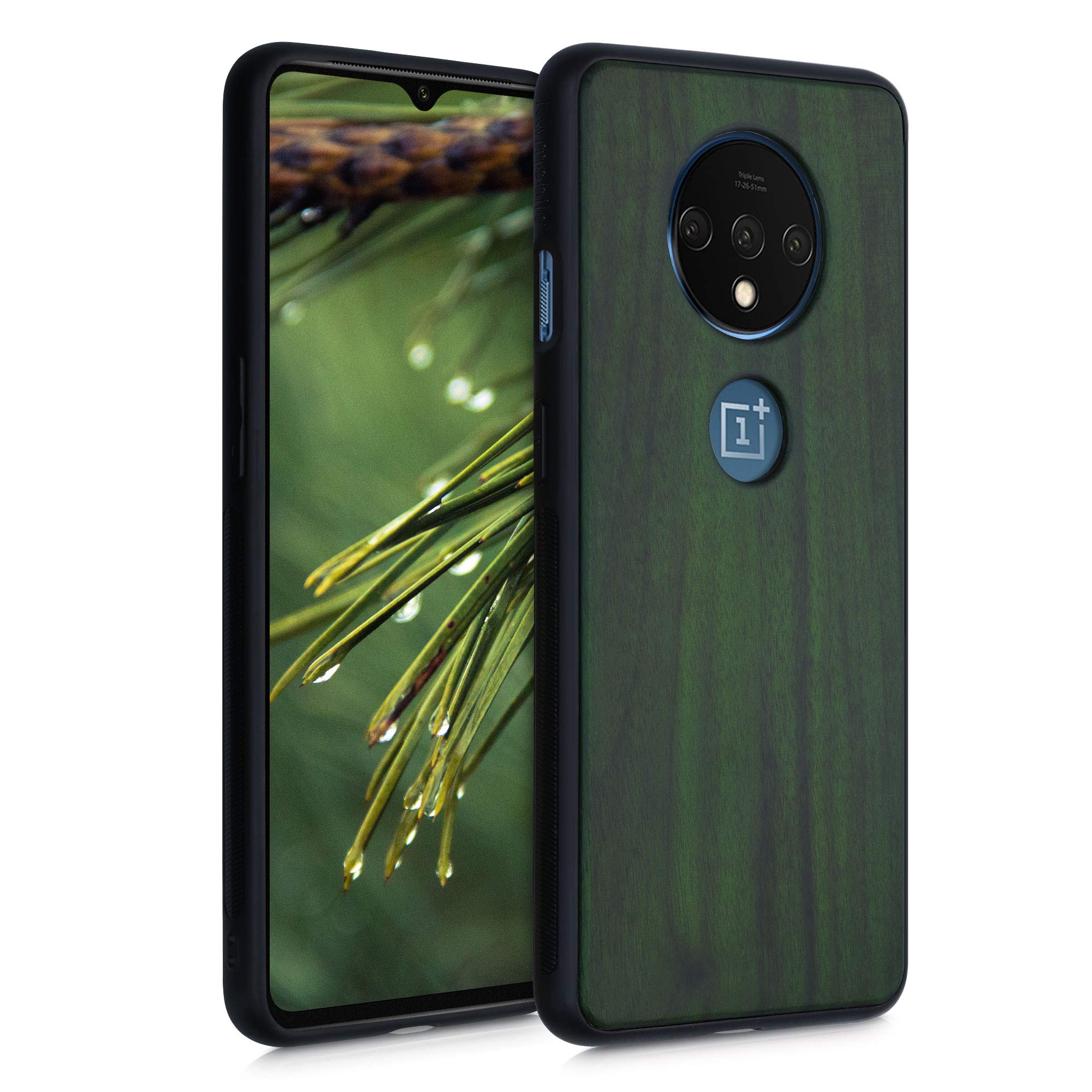 Berlin Oneplus 7t Back Cover Price Kwmobile Real Wood Case