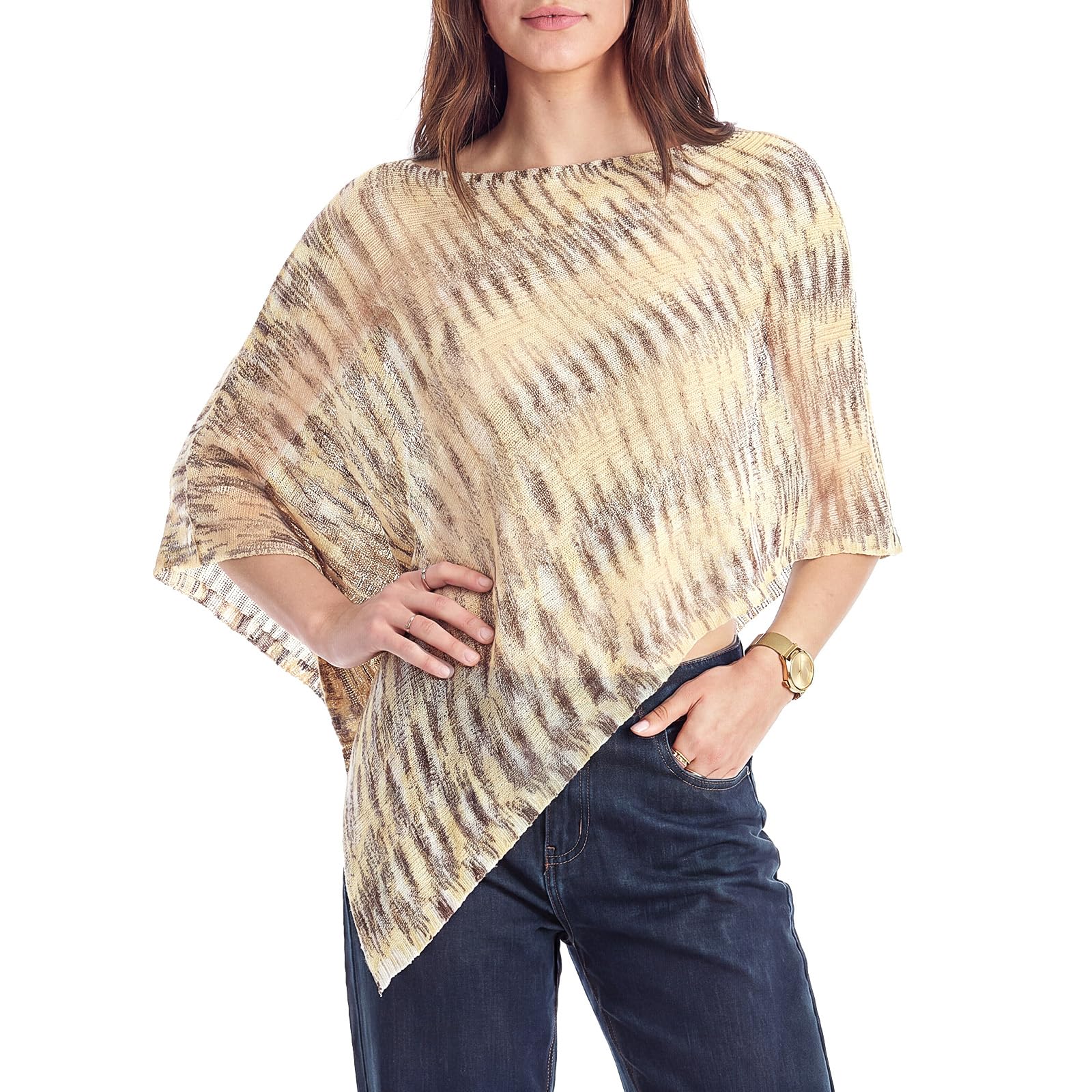 Women Sheer Poncho Shrug