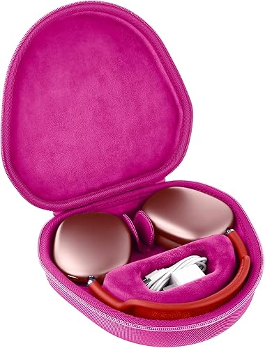 Miniatura 12 de co2CREA Funda Rígida con Modo de Reposo Reemplazo para Auriculares Apple AirPods Max Inalámbricos de Diadema (Funda Rosa Pálido) 3-Estuche