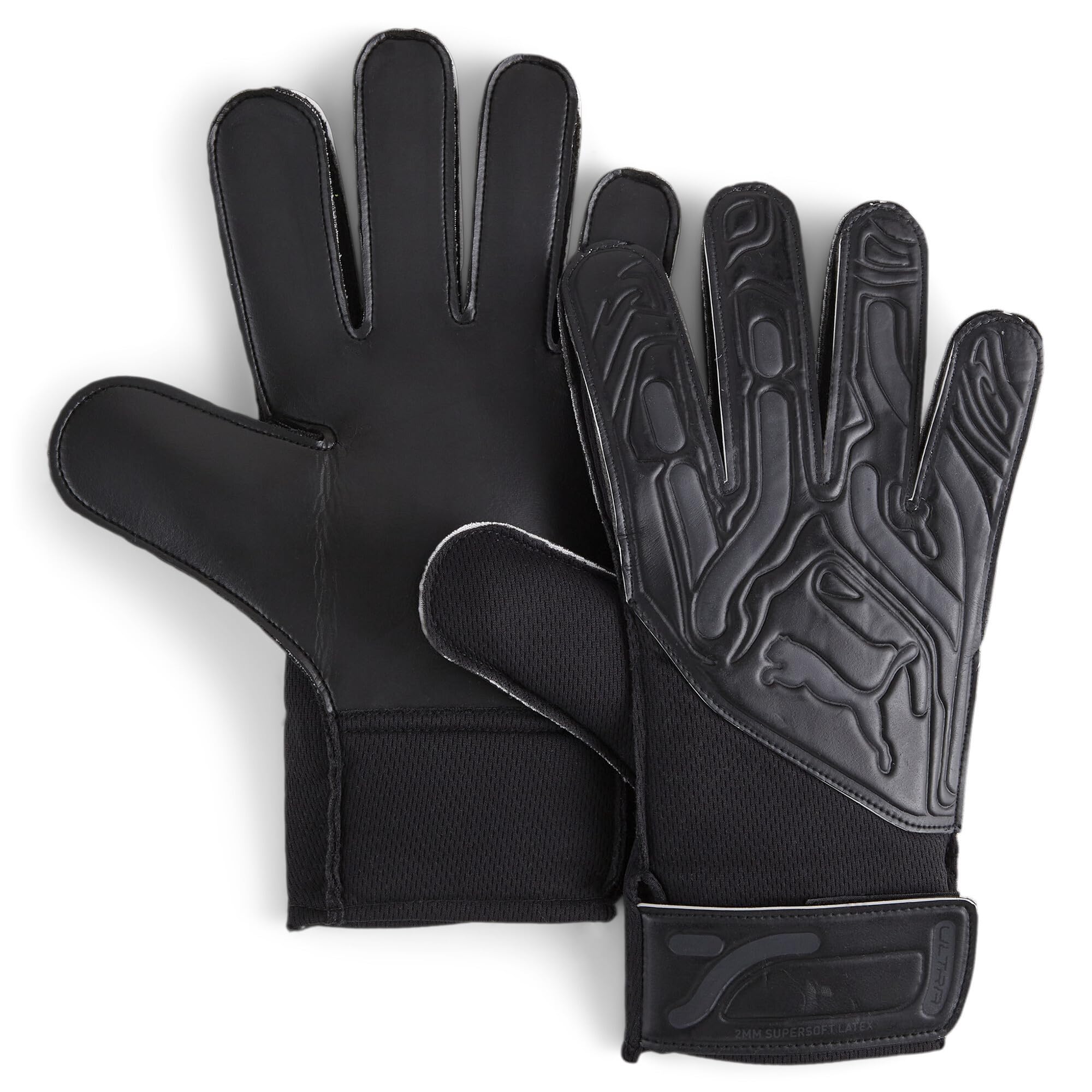 Puma Ultra Play RC Goalkeeper Gloves, Adults Unisex, Black-Asphalt (Multicoloured), 6 — image 1