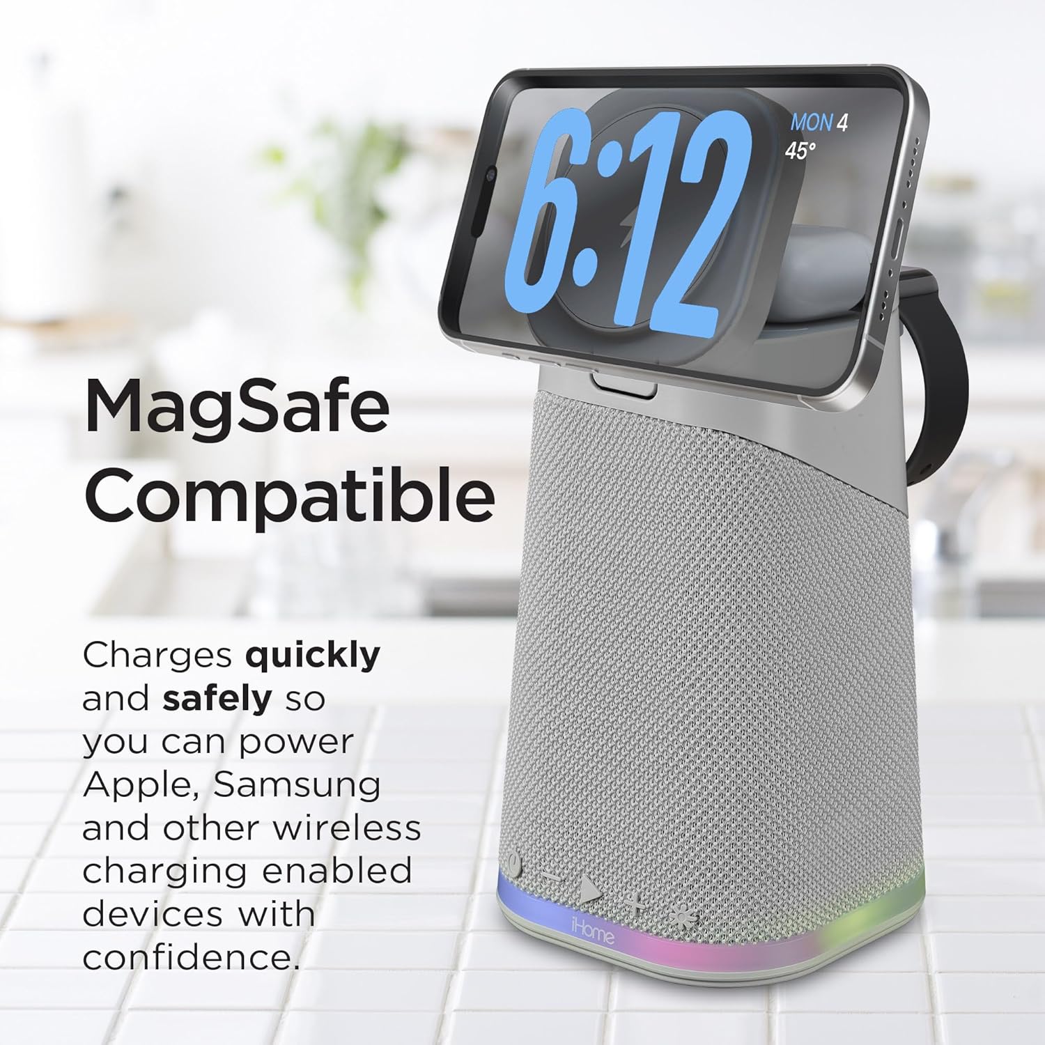 iHome Wireless Charger with Apple Watch Charger, Botswana Ubuy