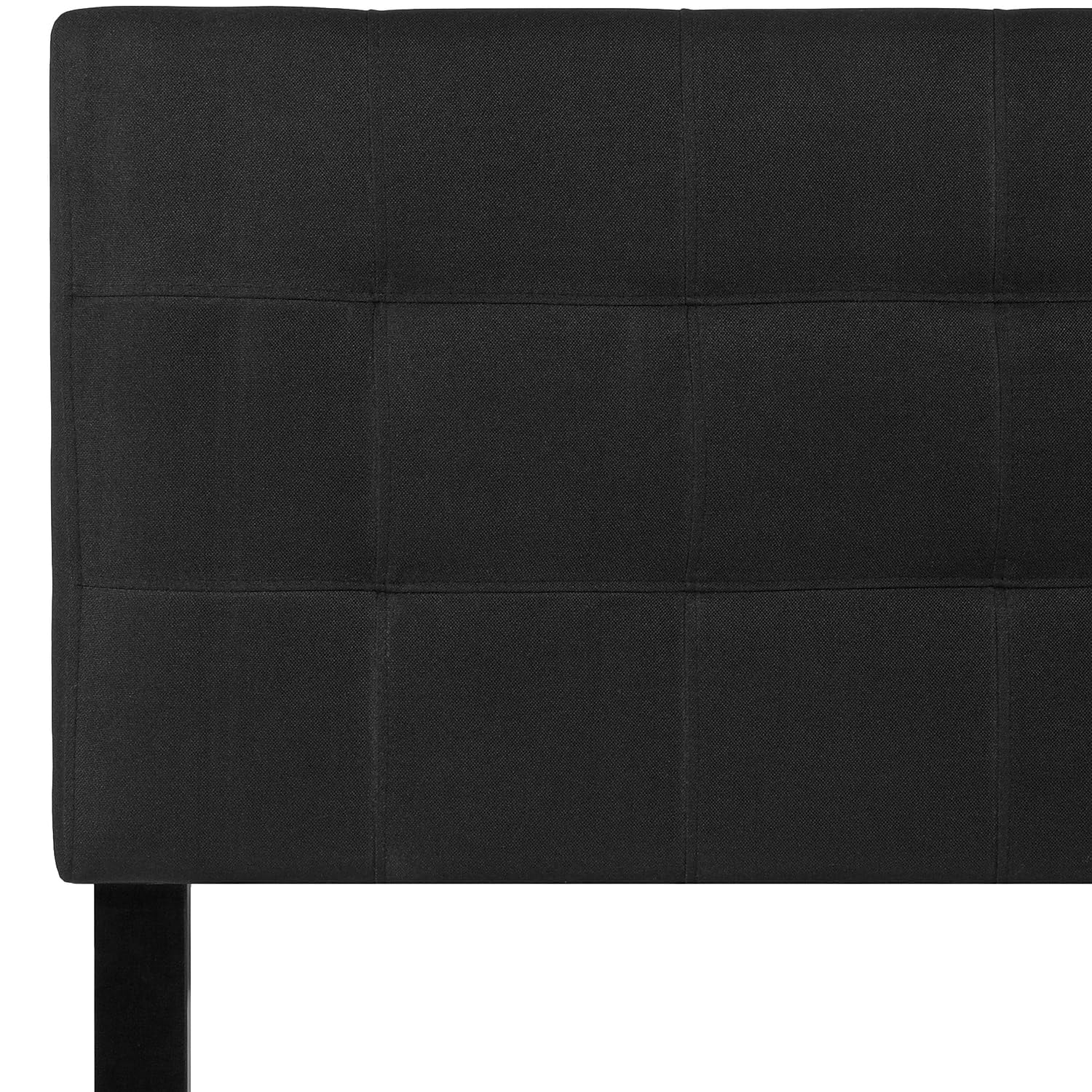 Best Twin Headboard Picks for 2026, Vetted 3 Flash Furniture Bedford Box Stitch Tufted Upholstered Twin Size Headboard in Bla — product photo
