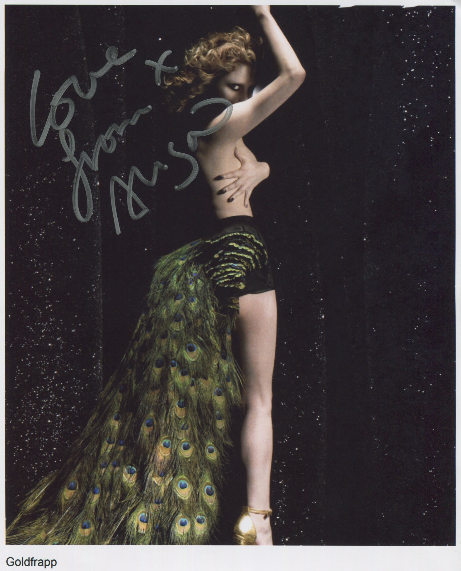 Alison Goldfrapp SIGNED Photo 1st Generation PRINT Ltd 150 + Certificate  (3) : Amazon.co.uk: Home & Kitchen