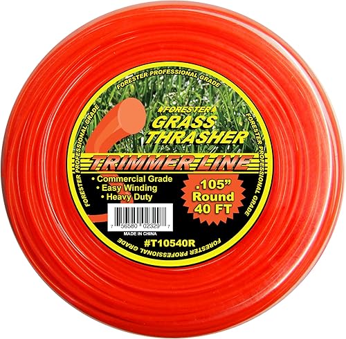 Miniatura 1 de FORESTER Línea de recortadora de alta resistencia cuerda universal para recortar hierba de borde redondo o cuadrado, se adapta a la mayoría de