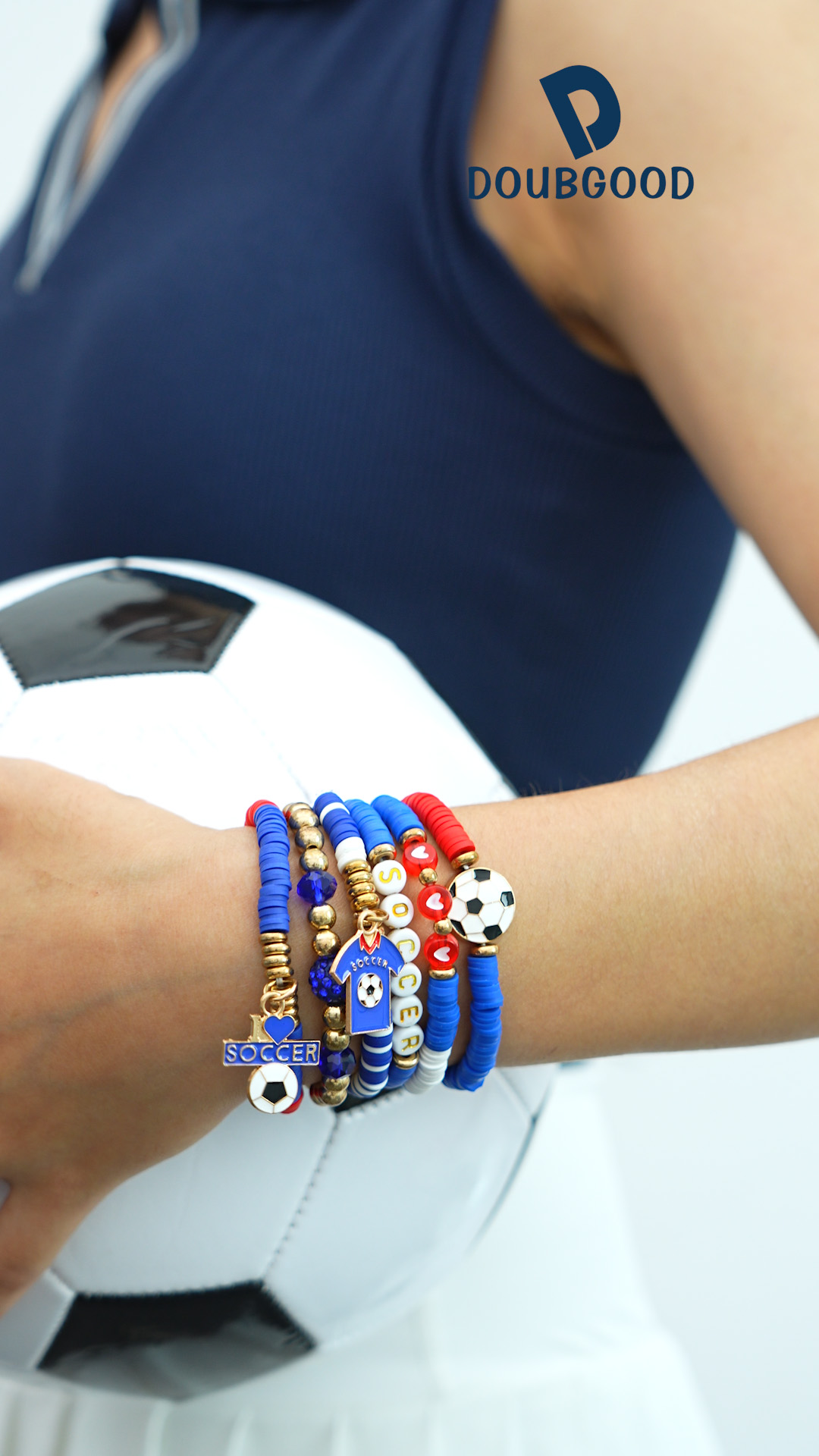 【ゆ】World Cup 2026 ブレスレット(USAブルー) Amazon.com: doubgood 2026 World Soccer Cup Soccer Bracelets for