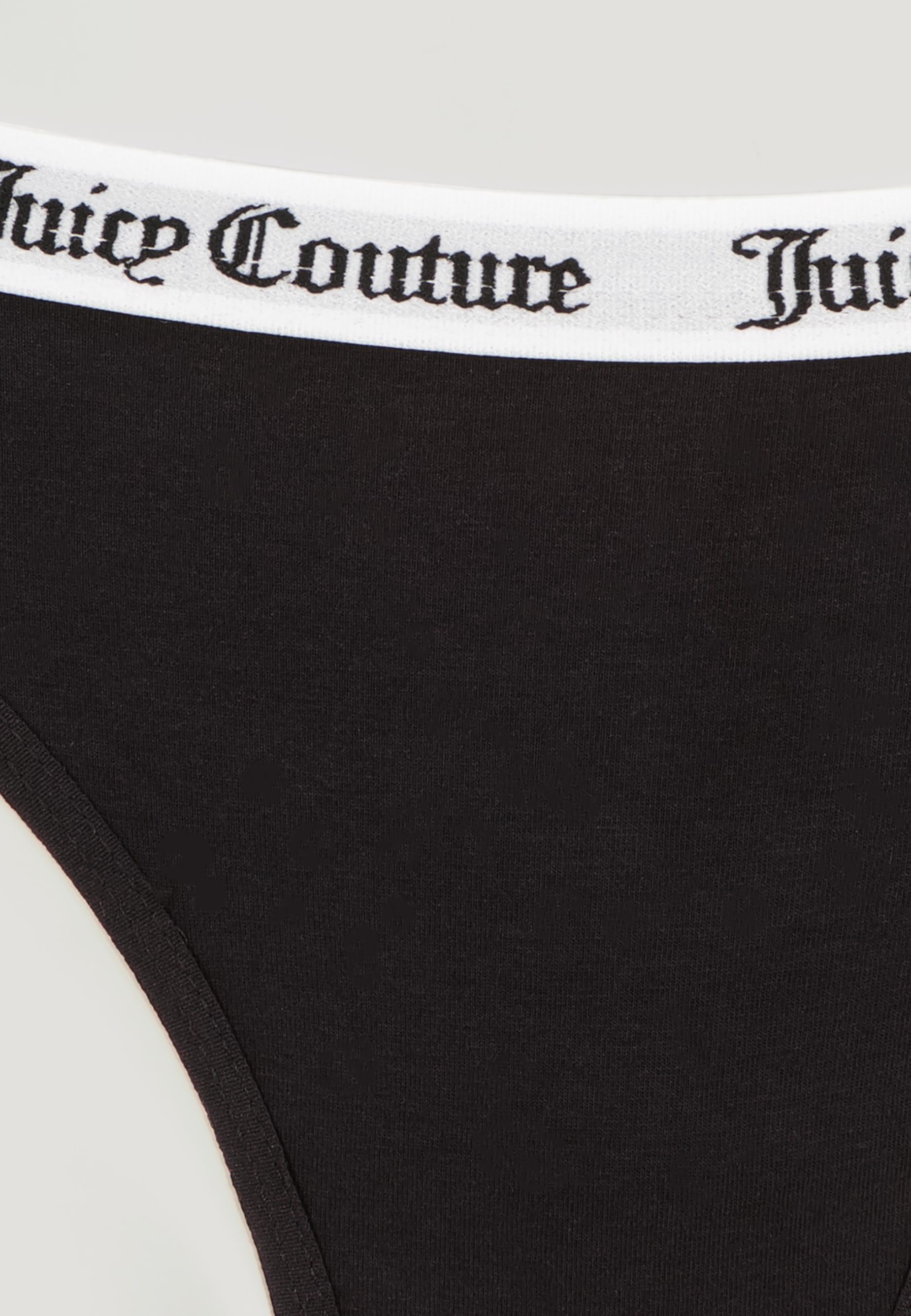 Juicy Couture Damen Dana Cotton Thong 3-Pack Multipack Tanga Slip G-String Unterwäsche Pack für Sport Freizeit Fitness in Versch. Farben Unterwäsche (3er Pack)