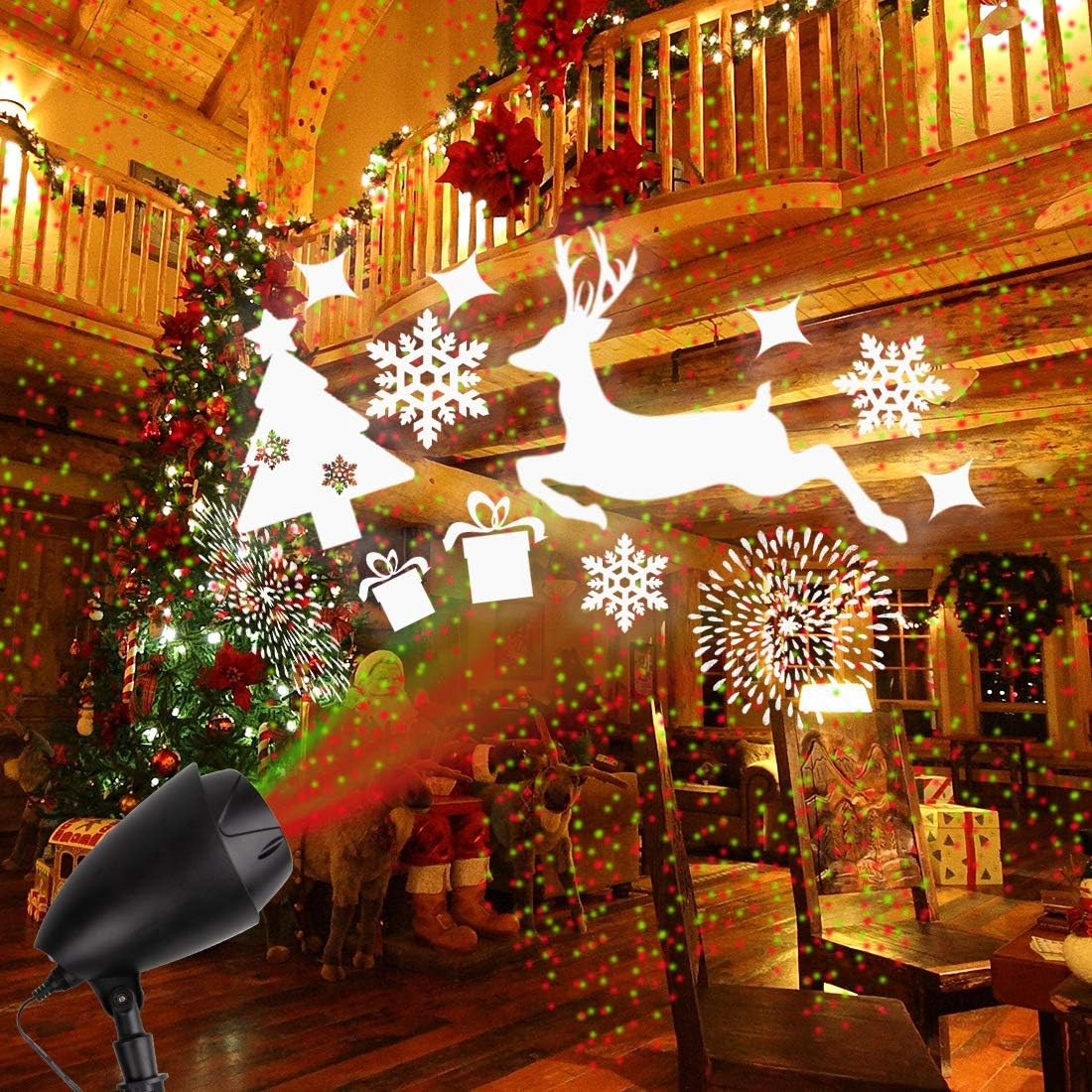 luci laser per le vacanze