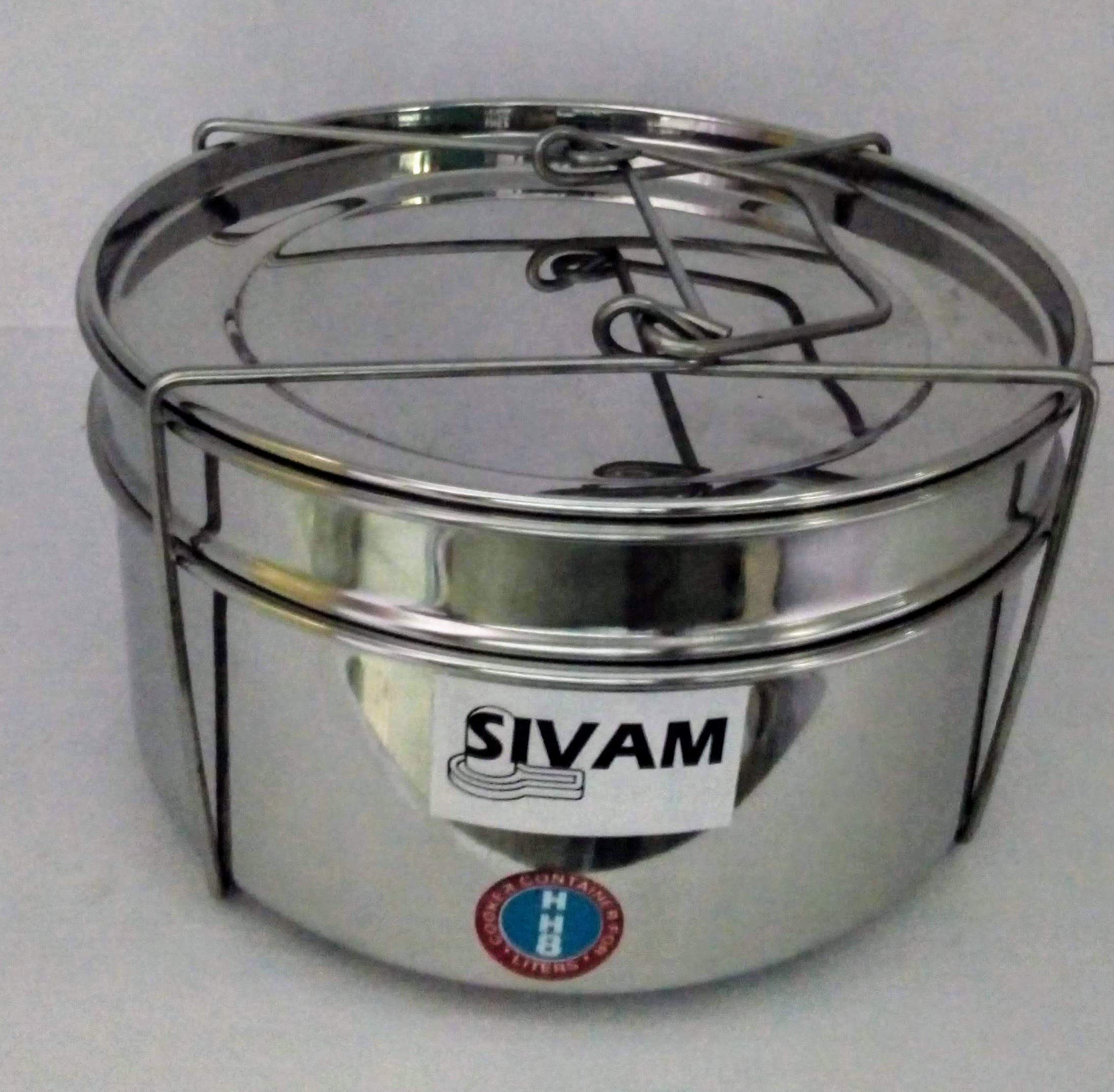 SWCC H8 Stainless Steel Wired Cooker Container - 8 L, Silver