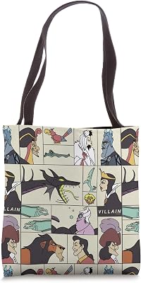 Disney Villains Panels Tote Bag
