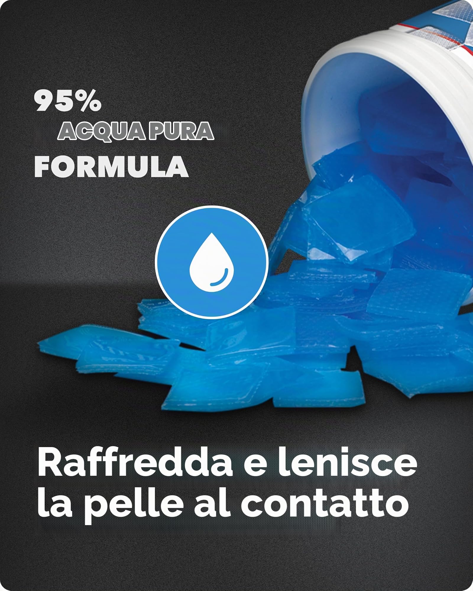 Spenco 2nd pelle 200 Piazze Gel (non sterile) - Blu, 1 Inch