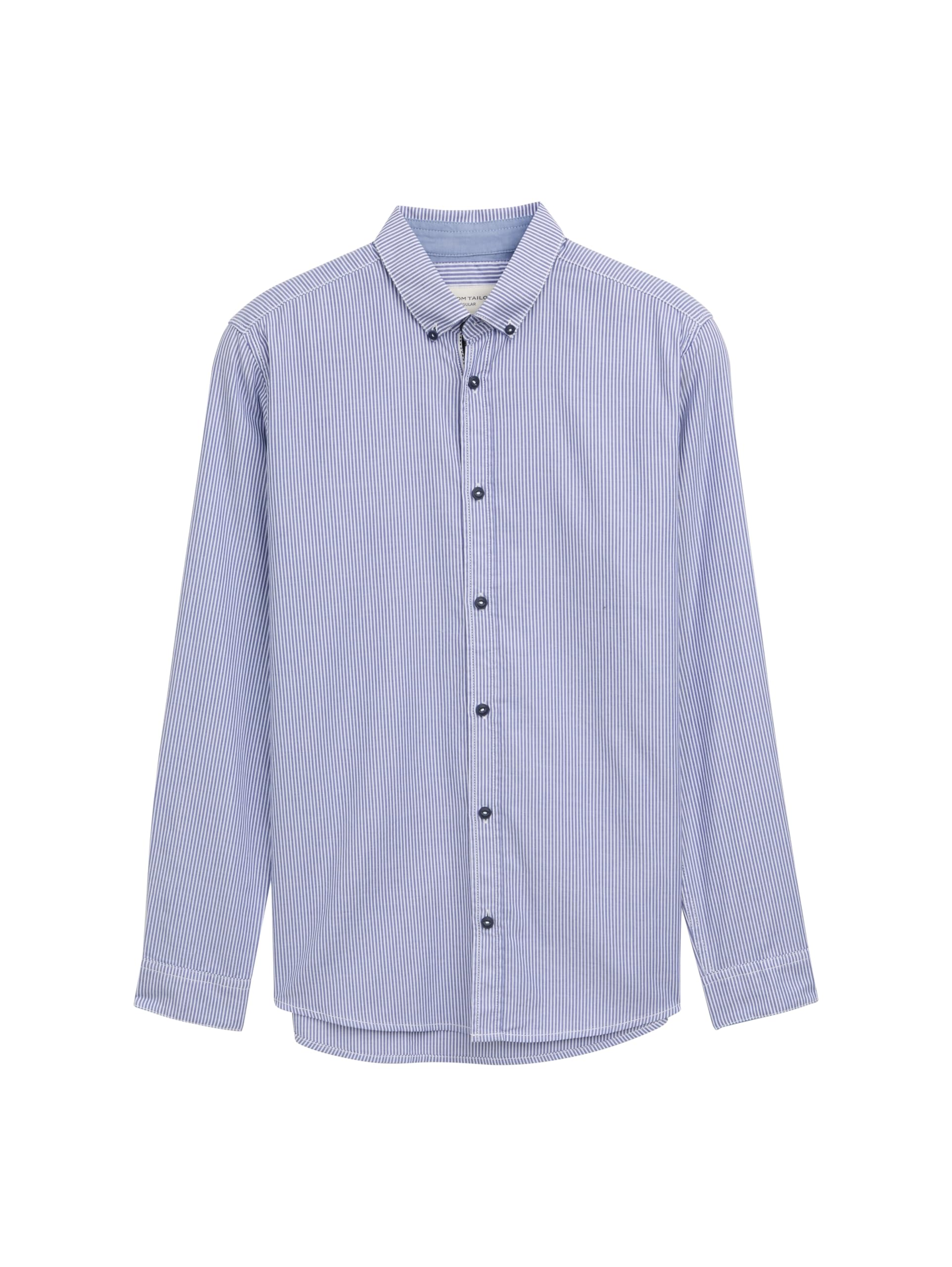 TOM TAILOR Herren Regular Fit Hemd aus Baumwolle