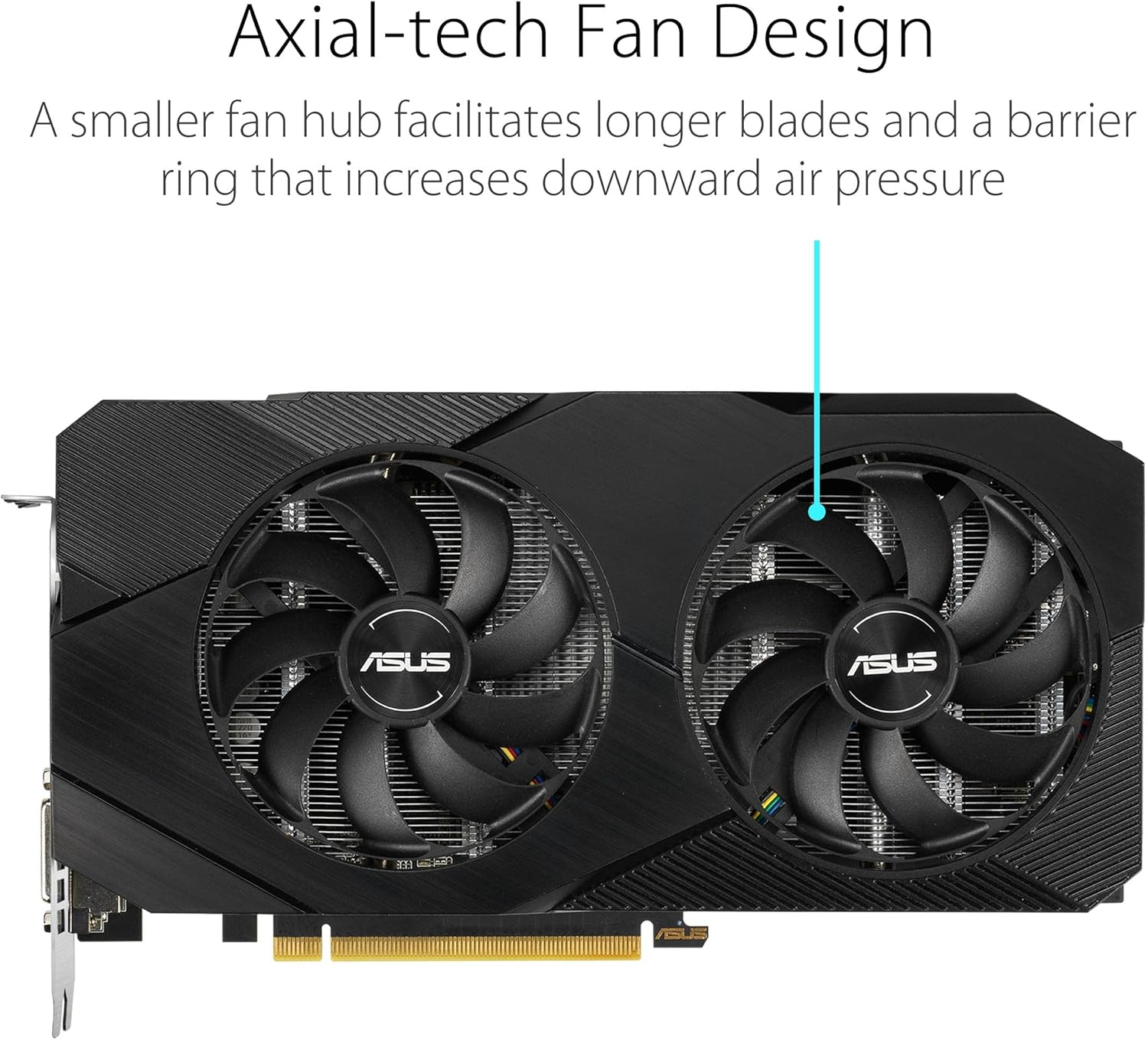 ASUS Dual GeForce RTX 2060 EVO OC Edition Scheda Grafica, 12GB GDDR6, PCIe 3.0, HDMI, DisplayPort, DVI, Due Ventole Axial-Tech, Tecnologia 0dB, Auto Extreme, PSU Consigliata 500W, GPU Tweak II, Nero ASUS Dual GeForce RTX 2060 EVO OC Edition Scheda Grafica, 12GB GDDR6, PCIe 3.0, HDMI, DisplayPort, DVI, Due Ventole Axial-Tech, Tecnologia 0dB, Auto Extreme, PSU Consigliata 500W, GPU Tweak II, Nero