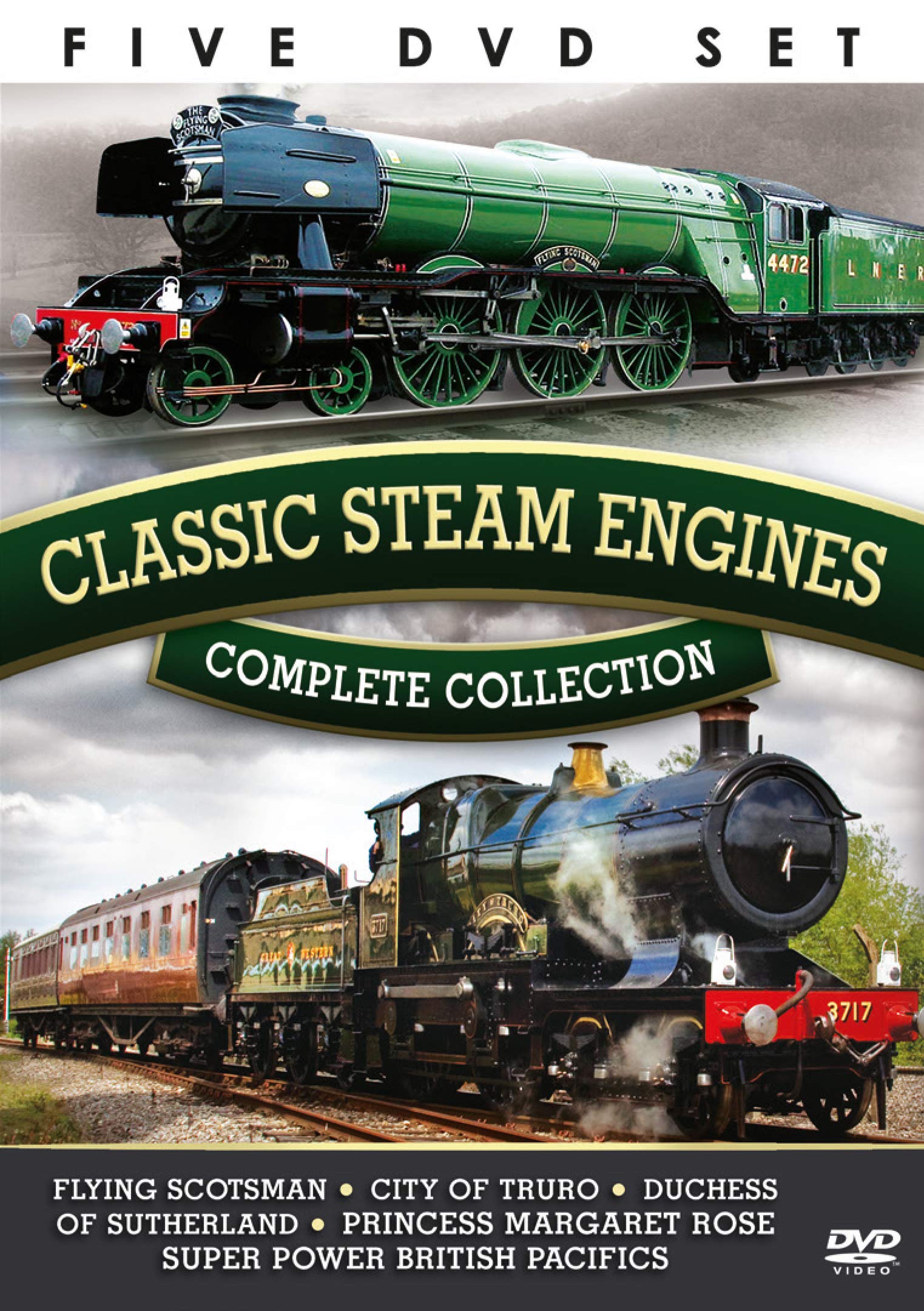 Trenes a vapor clásicos en DVD Colección Completa 2021 para coleccionistas e historiadores