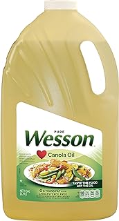 PACK OF 5 - Wesson Pure Canola Oil, 1 Gal