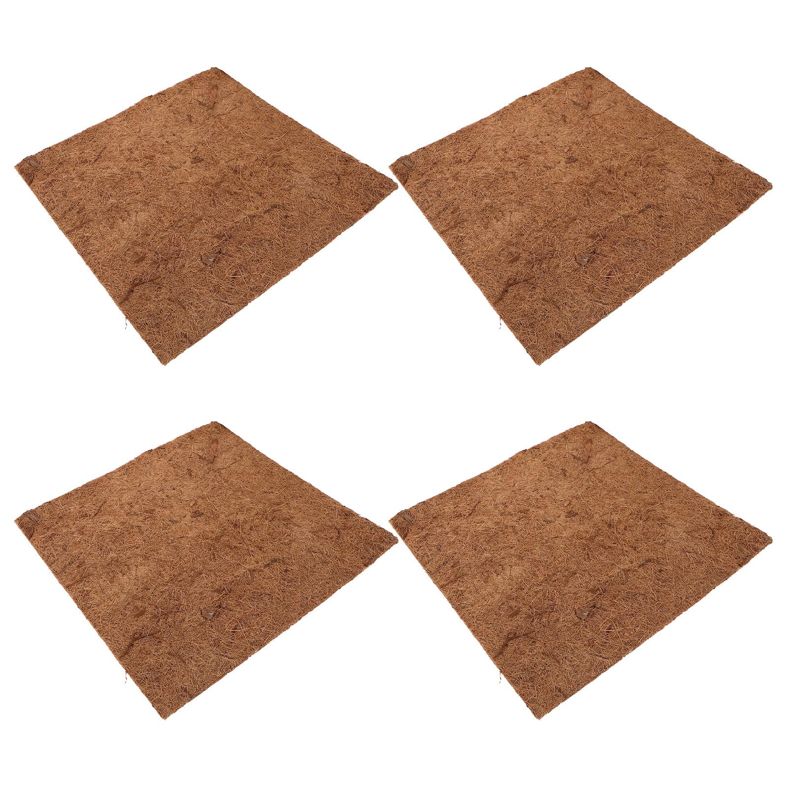 Tapis de poulailler en fibre naturelle marron pour le confort des poules