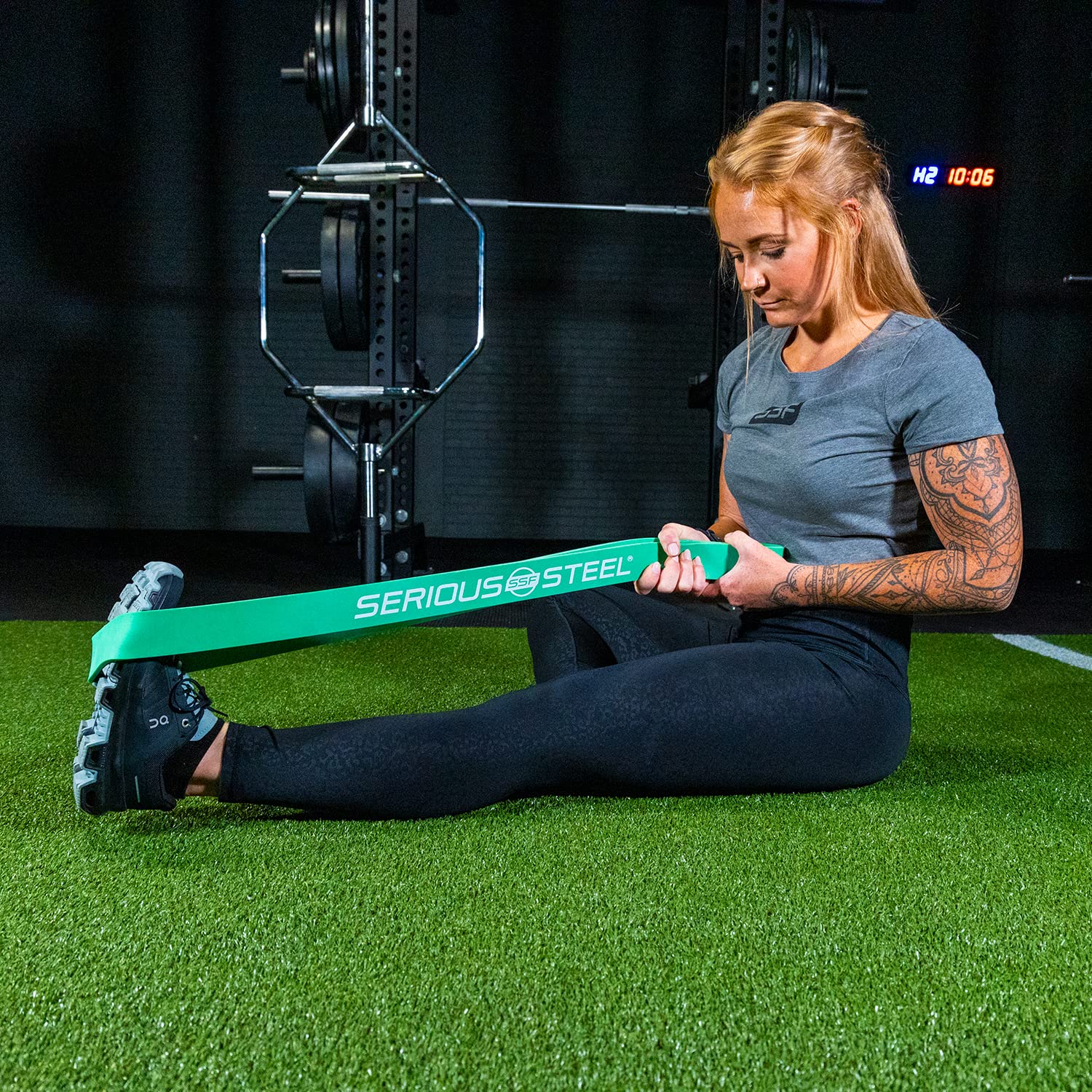 Serious Steel Fitness 81,3 cm Widerstandsbänder (tragbares Übungsbandsystem, Trainingsbänder, ideal für Personen unter 177,8 cm Körpergröße)