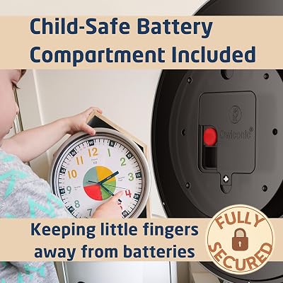 OWLCONIC Kids Clock, Non Ticking Analog Clocks for Australia | Ubuy