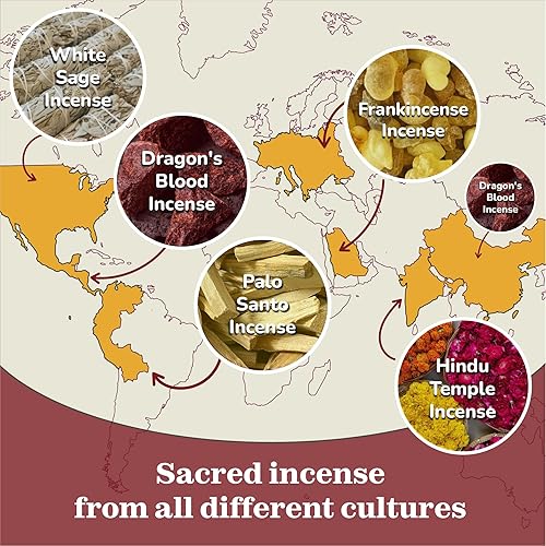 Miniatura 4 de Varillas de incienso natural (5 variantes) sin carbón, varillas de inscentaje, hechas de flores recicladas, varillas de incienso sagradas de todas
