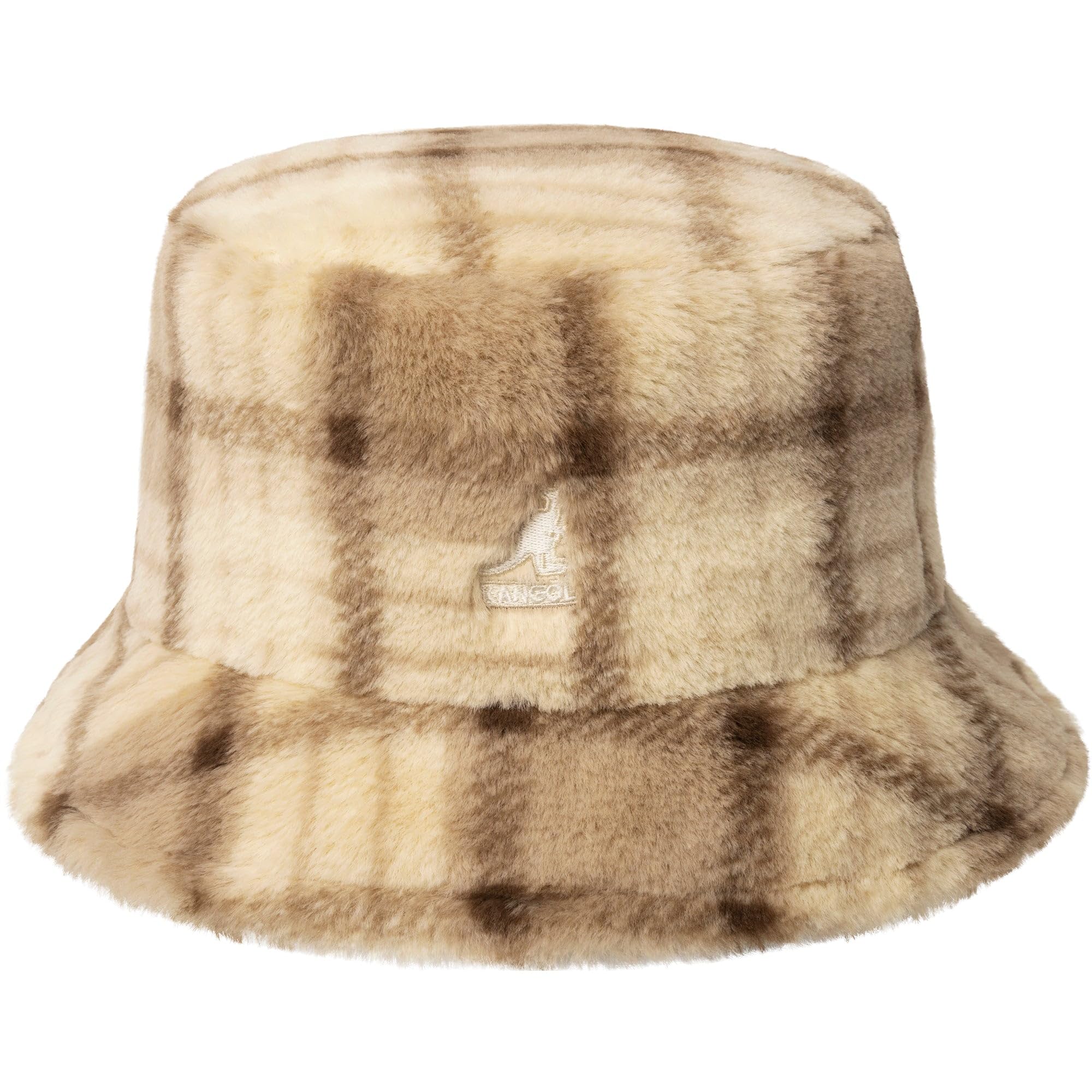 Kangol Beige Faux Fur Bob