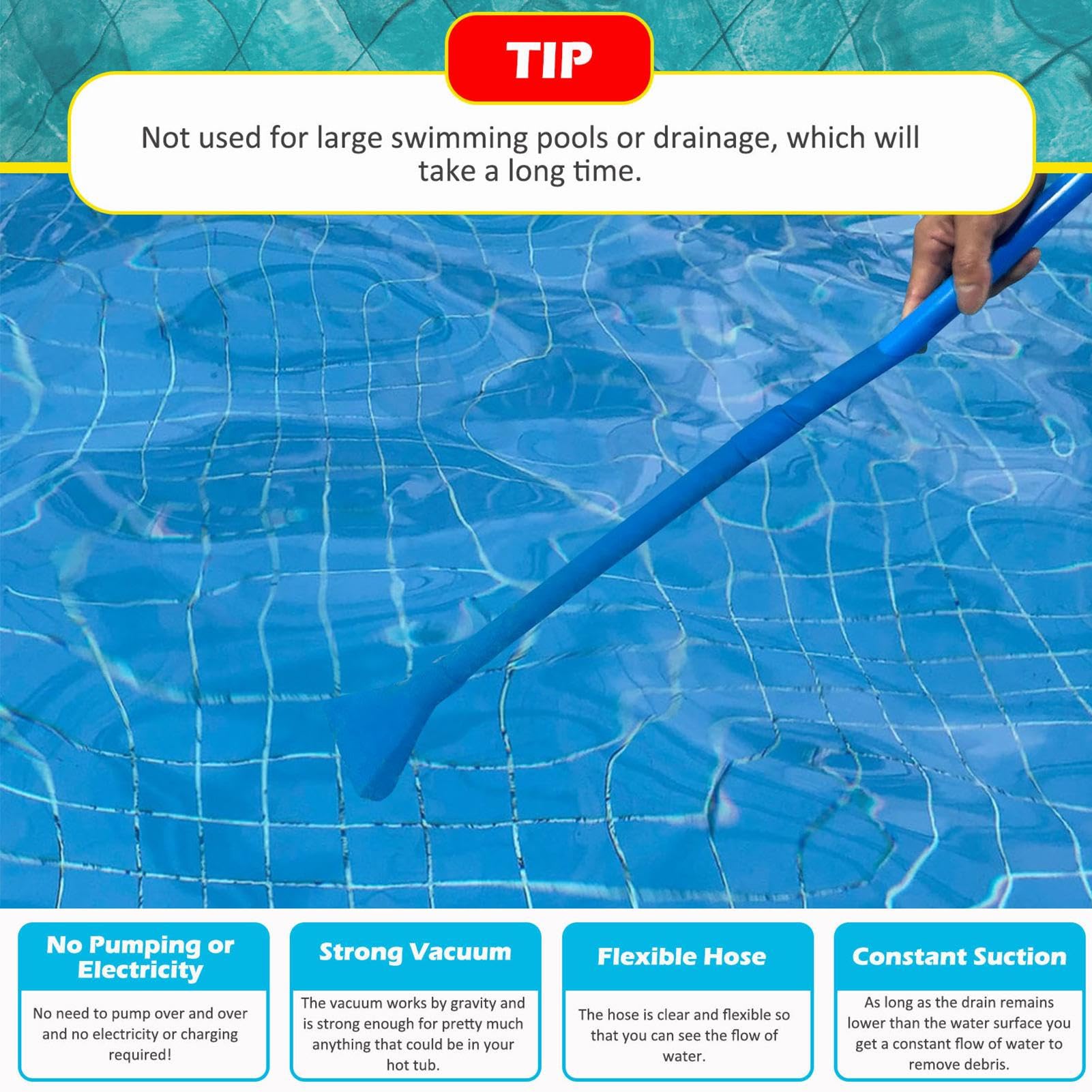 Aspirapolvere Per Spa Senza Filo Pulitore Manuale Per Stagno Senza Fili