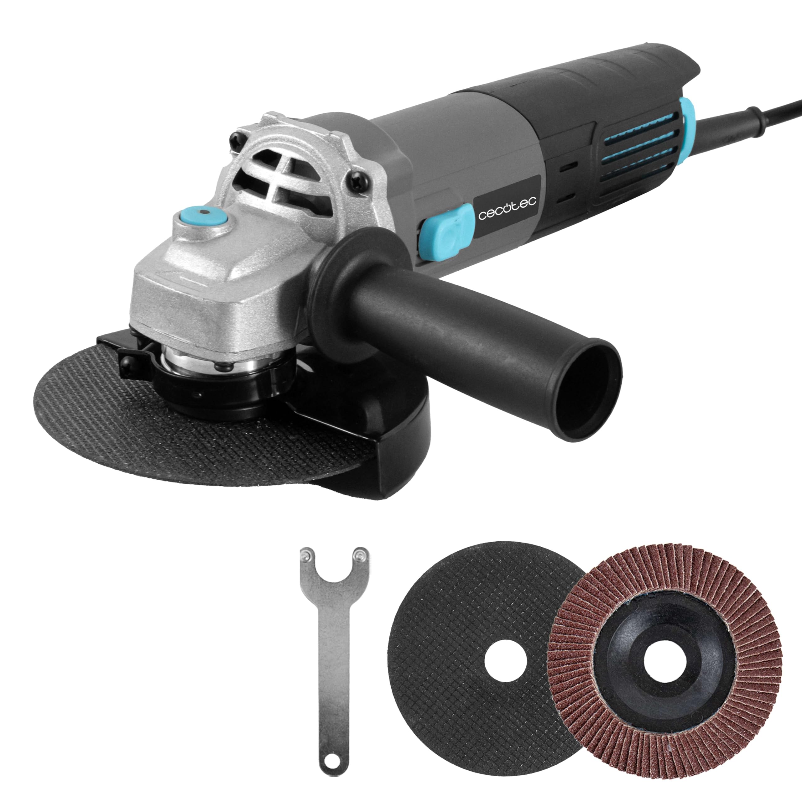 Cecotec Smerigliatrice Angolare a Filo RadialPower 780 Filtra. da 780W, Prestazioni Ottimali, Design Leggero, Filtro Antipolvere, Testa M14, Velocità di 12.000 giri/min per Lavori, Rapidi e Puliti