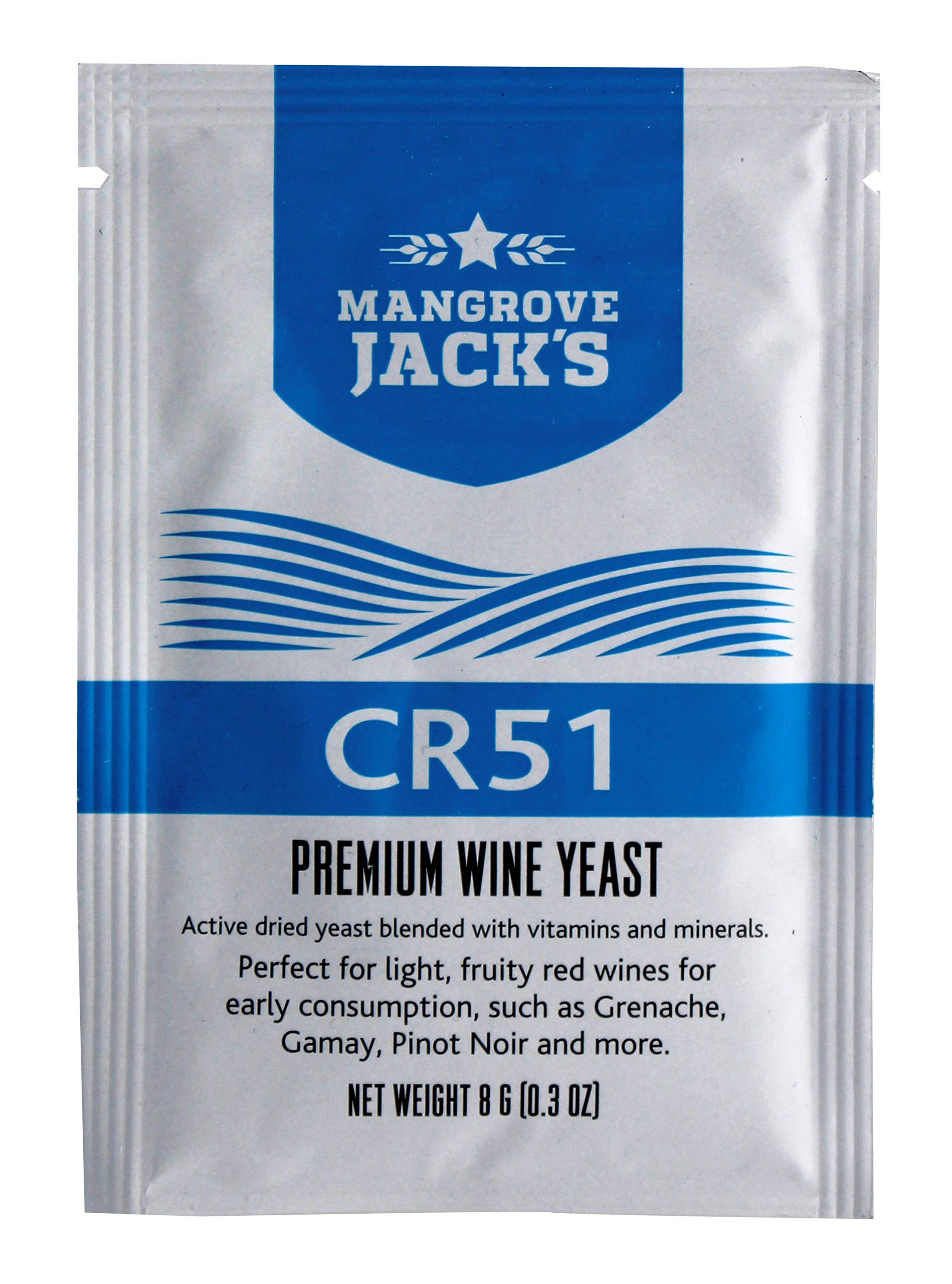 Vintner's Harvest A-1-5225 Mangrove Jacks - Cr51 8G Treats 23L Light, Fruity Red Wines