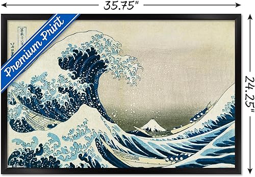 Vista 52 de Trends International Póster de pared The Great Wave (22.375 x 34 pulgadas)