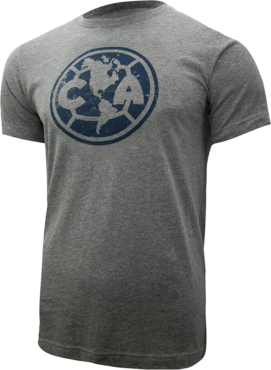 Icon Sports Club America T-Shirt – Official Men’s Adult Cotton Short Sleeve World Soccer Football Club Casual Active Graphic Top Tee CA163CT-HG DOM XL