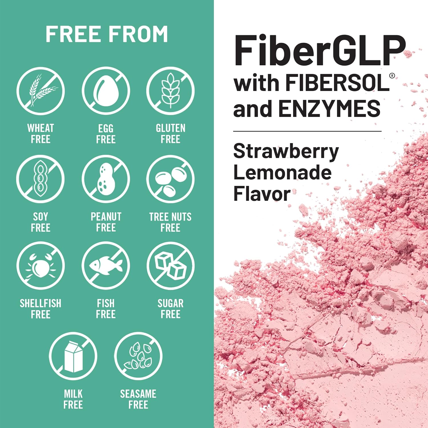 NatureWise FiberGLP - High Fiber Supplement for Women & Men - Prebiotics + Enzymes - Weight & Bloating Support - Digestive & Gut Health - Fiber Powder Drink - Vegan, Sugar Free - 4 oz[20 Servings] - Image 11