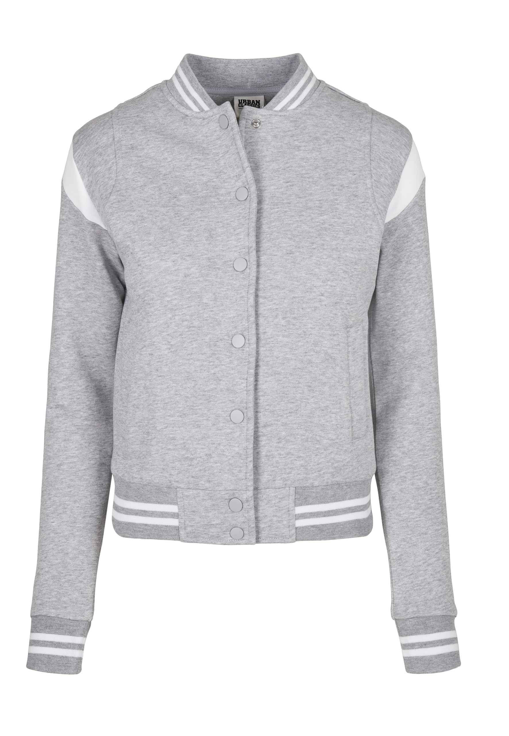 Urban Classics CazadoraTipo universitario Mujer Chaqueta Universitaria negro-blanco