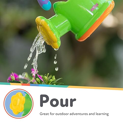 Miniatura 3 de Nuby Regadera de baño o juguete al aire libre para niños pequeños y niños, juego exterior de primavera y verano, a partir de 18 meses, artículos