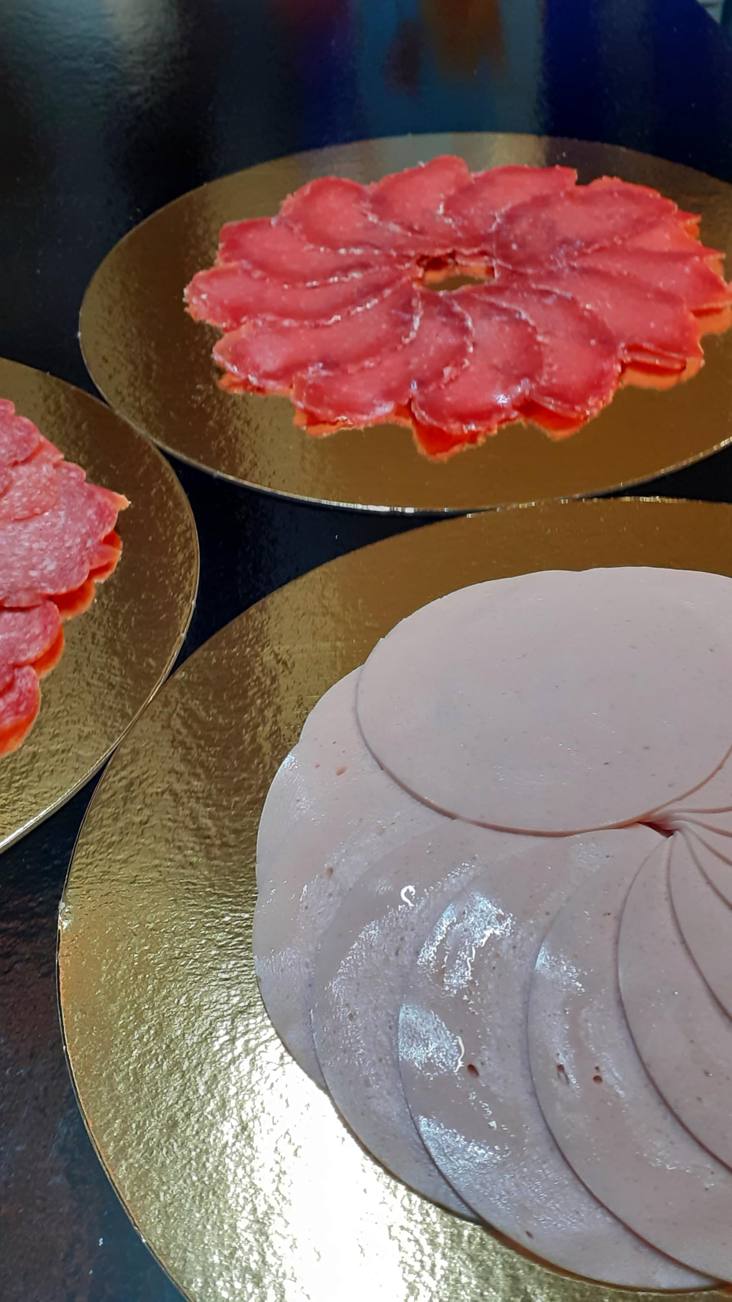 100 tavole da salmone, 160 x 230 mm, oro/argento, per sottovuoto