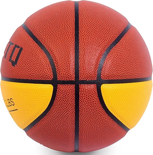 Miniatura 2 de KUYOTQ 3 libras3.3 libras2.2 libras29.528.5 pulgadas compuesto de baloncesto pesado para interiores y exteriores, baloncesto para mejorar el manejo