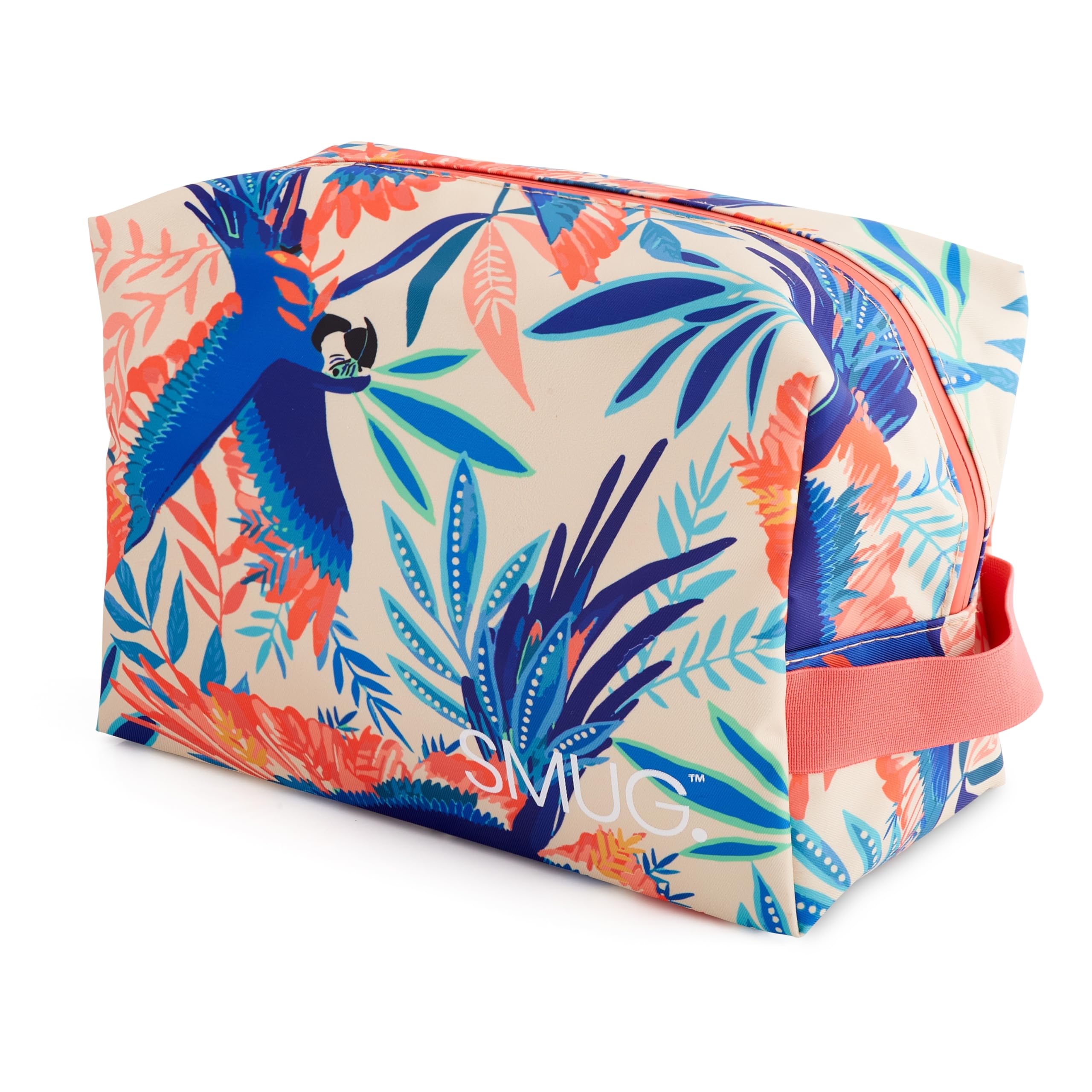 SMUG Wash Bag | Waterproof Travel Toiletry Bags for Travelling, Gym, Shower, Shaving, Toiletries, Cosmetics & Makeup Bag | Large Washbag for Men & Women | Stylish, Spacious & Easy to Clean | Leopard — view 11