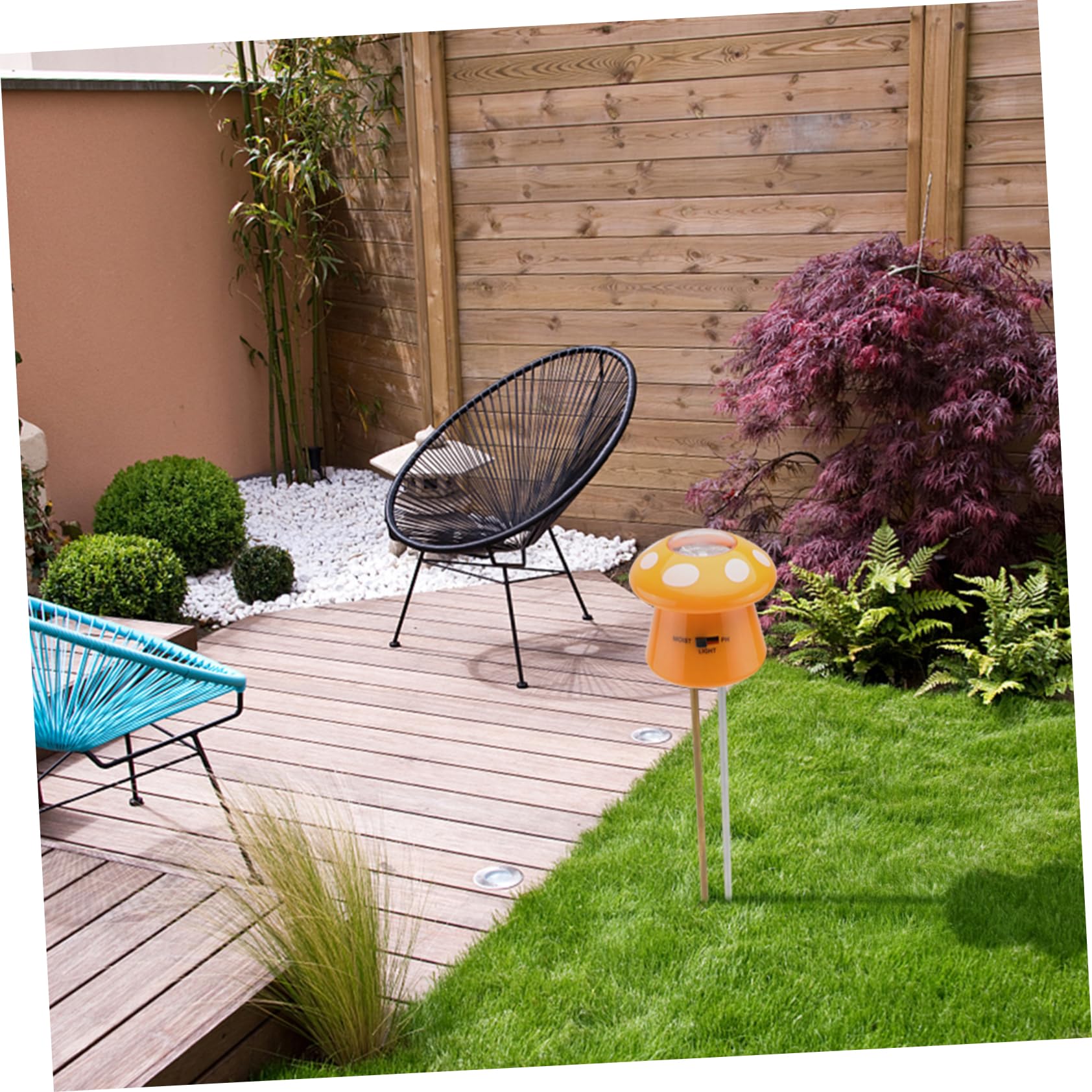 ibasenice 2 Stck. Bodentester Bodenfeuchtigkeitsmesser Anlage Boden Meter Pflanzentester Boden Ph-Tester Gartenerde Tester Werkzeug Zur Bodenuntersuchung Bodenfeuchte Tester Orange Plastik