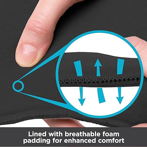 Miniatura 4 de BraceAbility Bota acolchada para fascitis plantar de 90 grados  Férula nocturna suave para estabilizar el pie y el tobillo, estira el ligamento de
