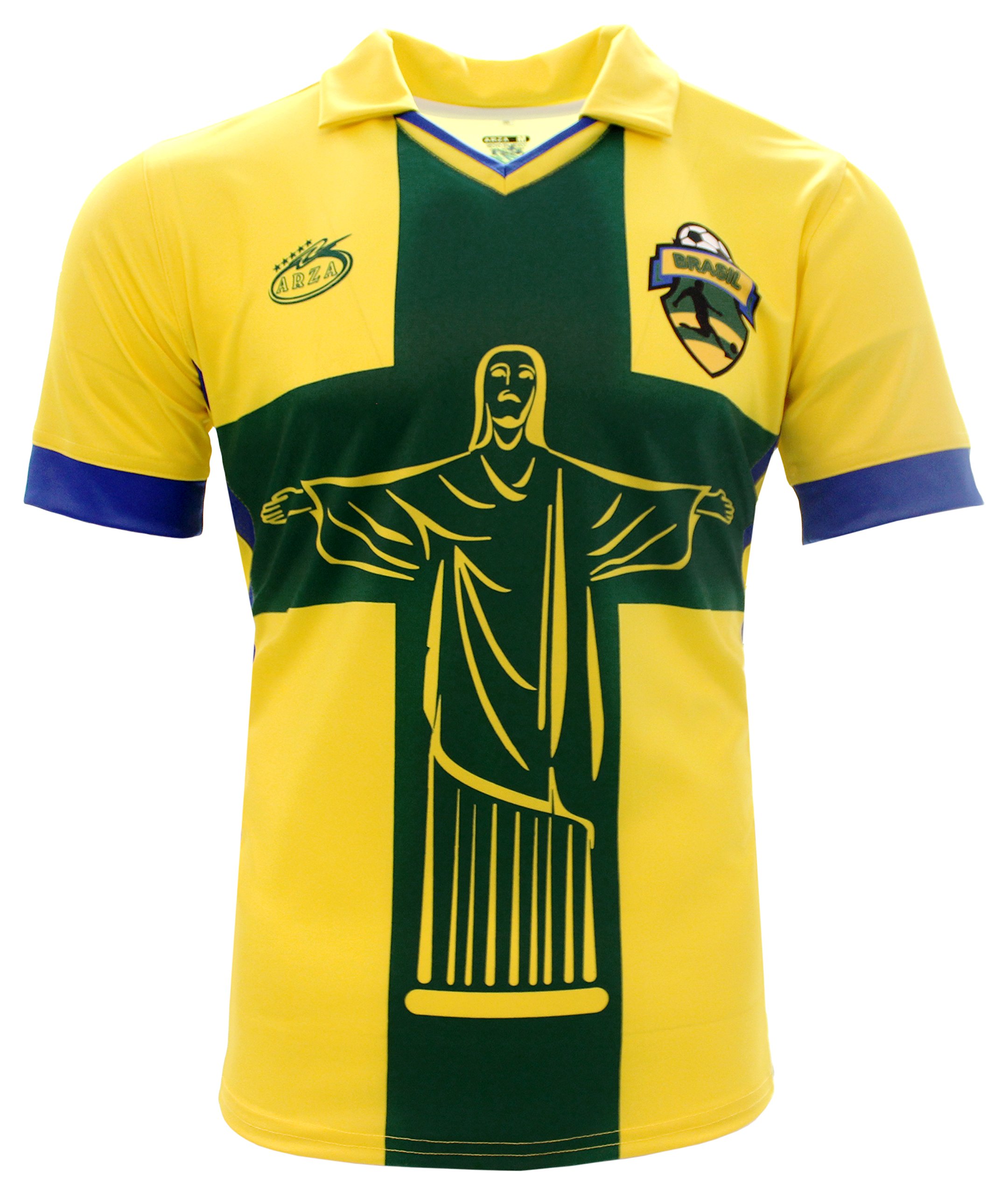 ARZA Brasil Jersey Yellow/Green/Blue (X-Large)