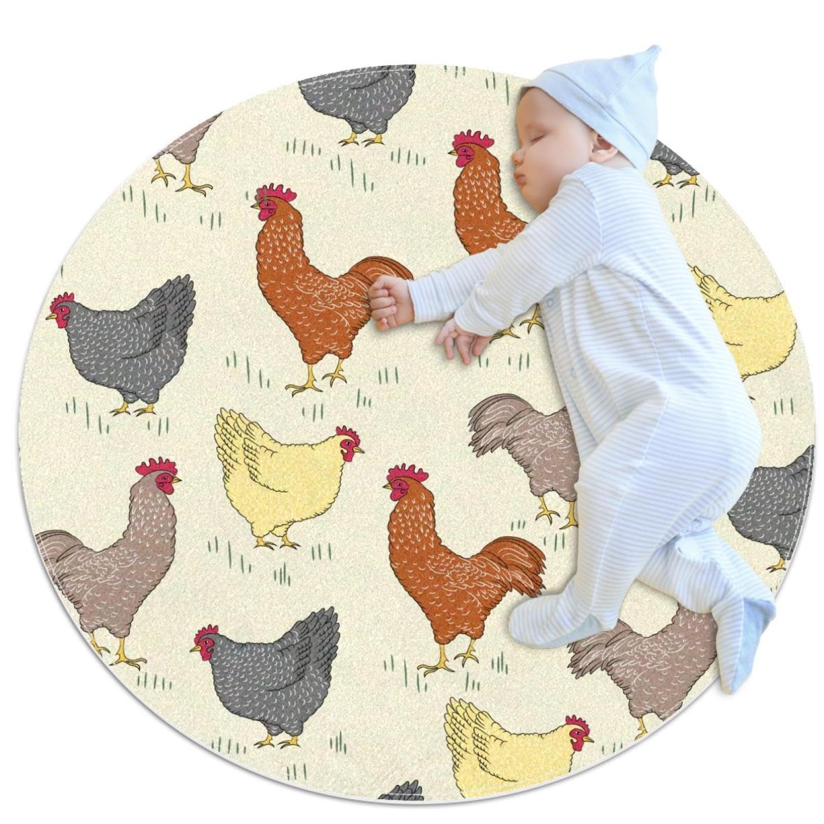 Tapis de salle de bain coq pour une ambiance champêtre et douce