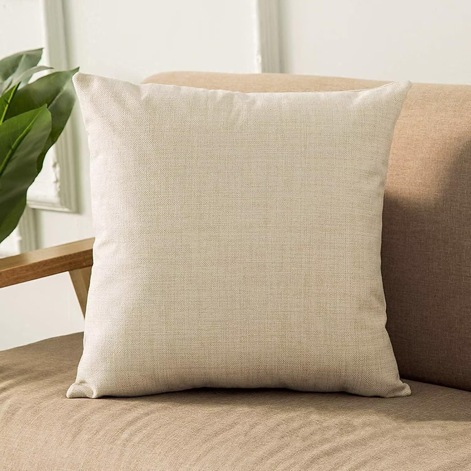 Fundas Cojines 70x90 Juego de 4 Europa del Norte Cojines Exterior Impermeable Lino Cushion Covers Simple Diseño Estampado con Cremallera Invisible para Exterior Jardín Patio Decorativos Regalo d18-20