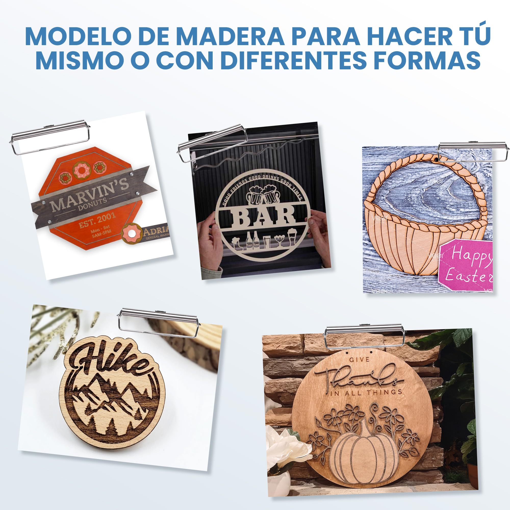 ROBOTIME Hojas de madera contrachapada sin terminar, 10 piezas de 300 x 300 x 3 mm, tablero de madera de nogal para manualidades, pintura, arte de pirografía, decoración del hogar, bricolaje y