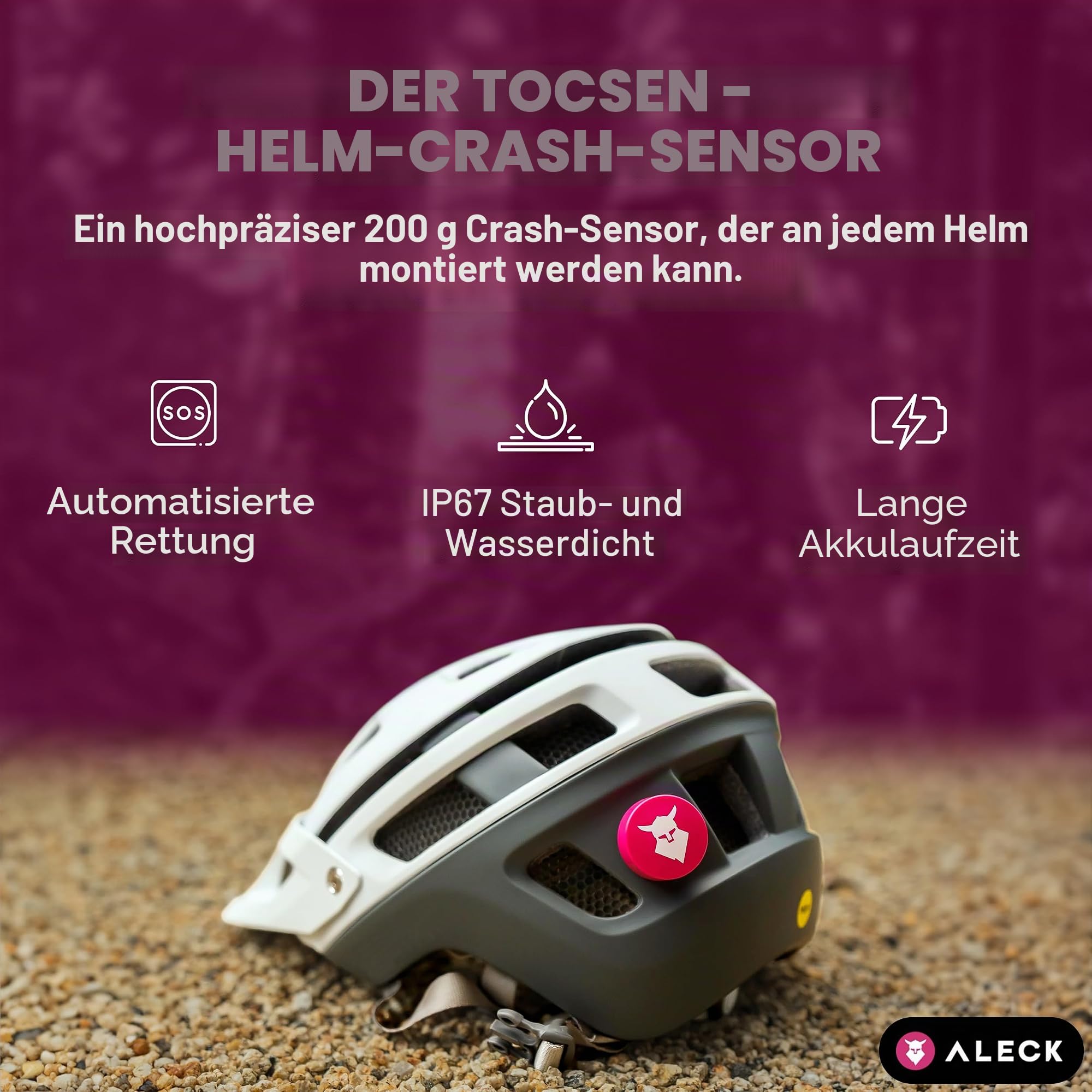 TOCSEN Fallsensor, Schwarz, Einheitsgröße