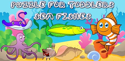Quebra-cabeça para crianças - O mar, os peixes e os animais aquáticos ! Jogos educativos de quebra c