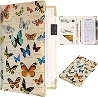 Vista 8 de Colección de Setas Libreta para Mesero - Tipos de Setas, Libros de Alto Volumen para Barman, Libro de Mesero de Cuero Duradero con Bolsillo