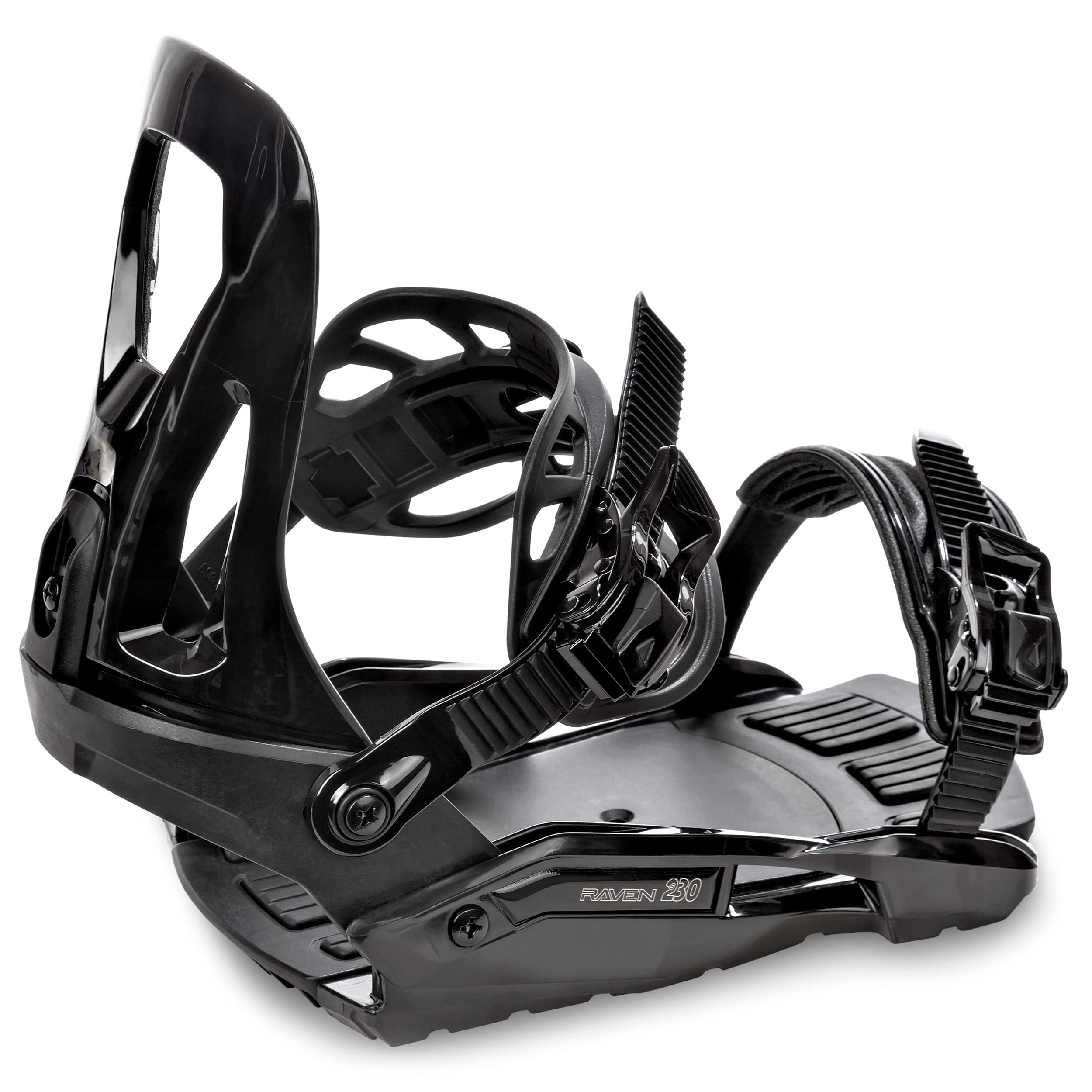 RAVEN Set Snowboard Snowboard Solid Steel + Attacco s230