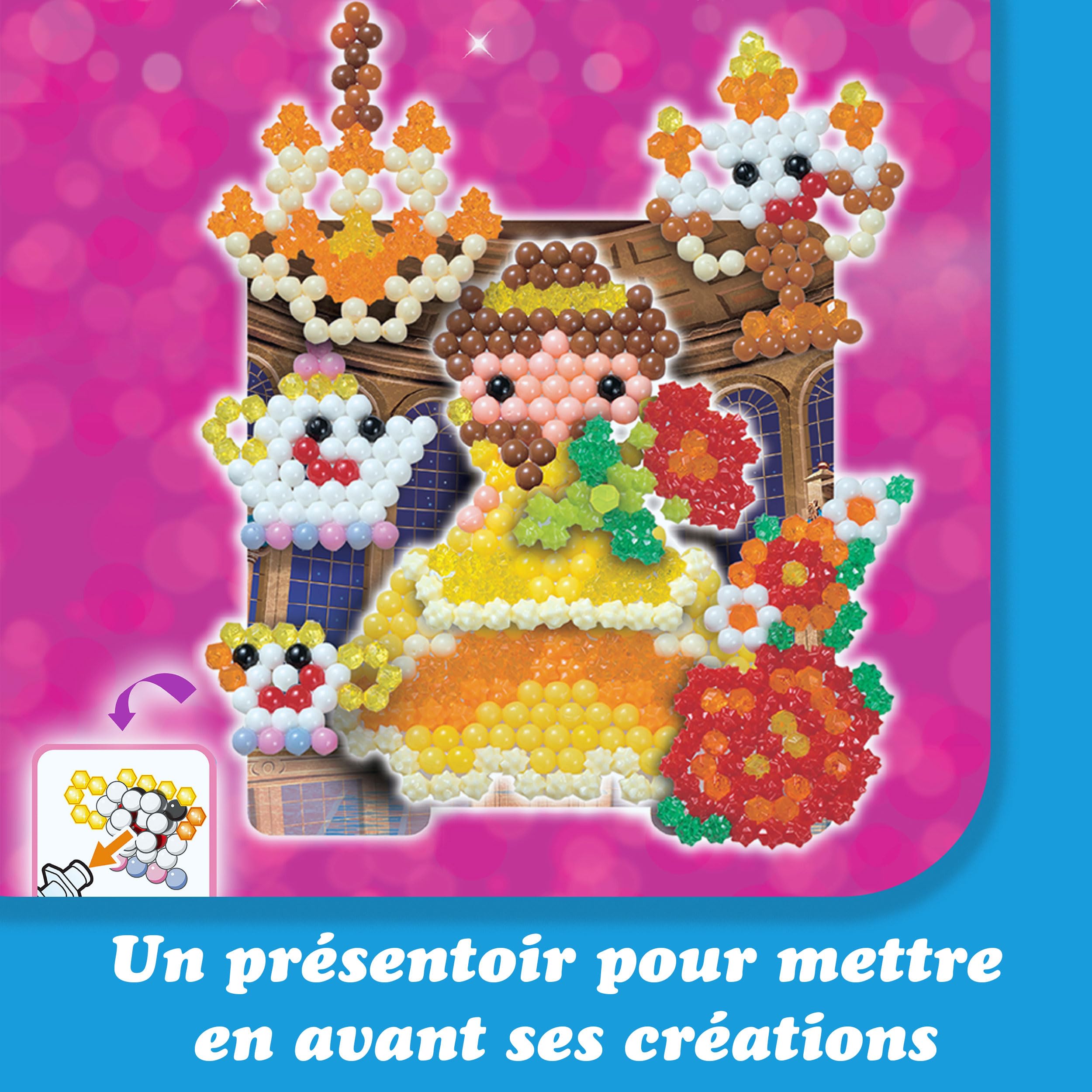 Aquabeads - La box Princesses Disney - Kit de loisirs créatifs - Activité manuelle enfants en toute autonomie - Coffret de perles qui collent avec de l'eau - Jouet enfant 4 ans et + - 31773