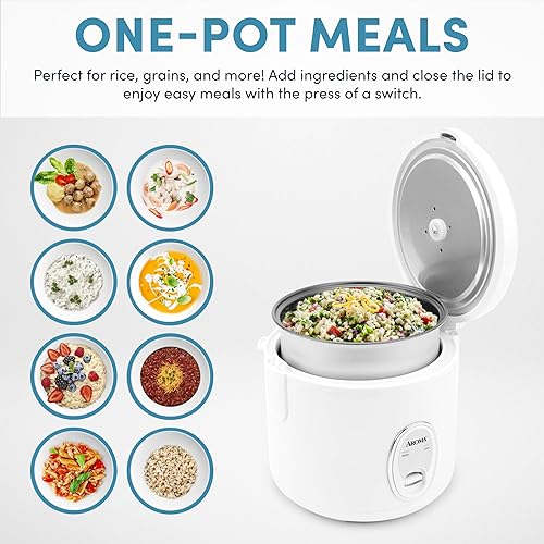 Miniatura 2 de Aroma Housewares Arrocera Cool Touch para 8 tazas (4 tazas sin cocinar) (ARC-914S)