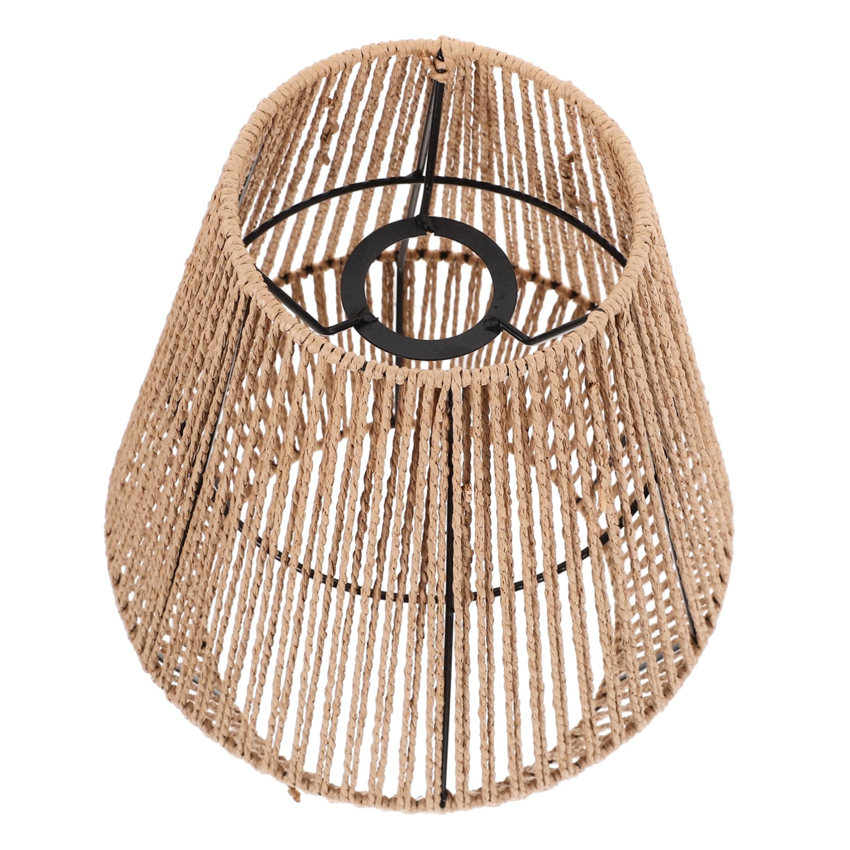 HOLIDYOYO Pendant Light Lampshade Ceiling Light Cover Woven Seagrass Lamp Shade Rustic Handmade Rattan Decor