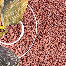 VAYINATO® 3~5mm (3 Kg) Natural Volcanic Red Lava Chips, Versatile Pebbles for Fish Tank Landscaping, Succulent Planters, Vase Filler & Garden Accents, Indoor Outdoor Gas Fyre Pits Fyreplaces